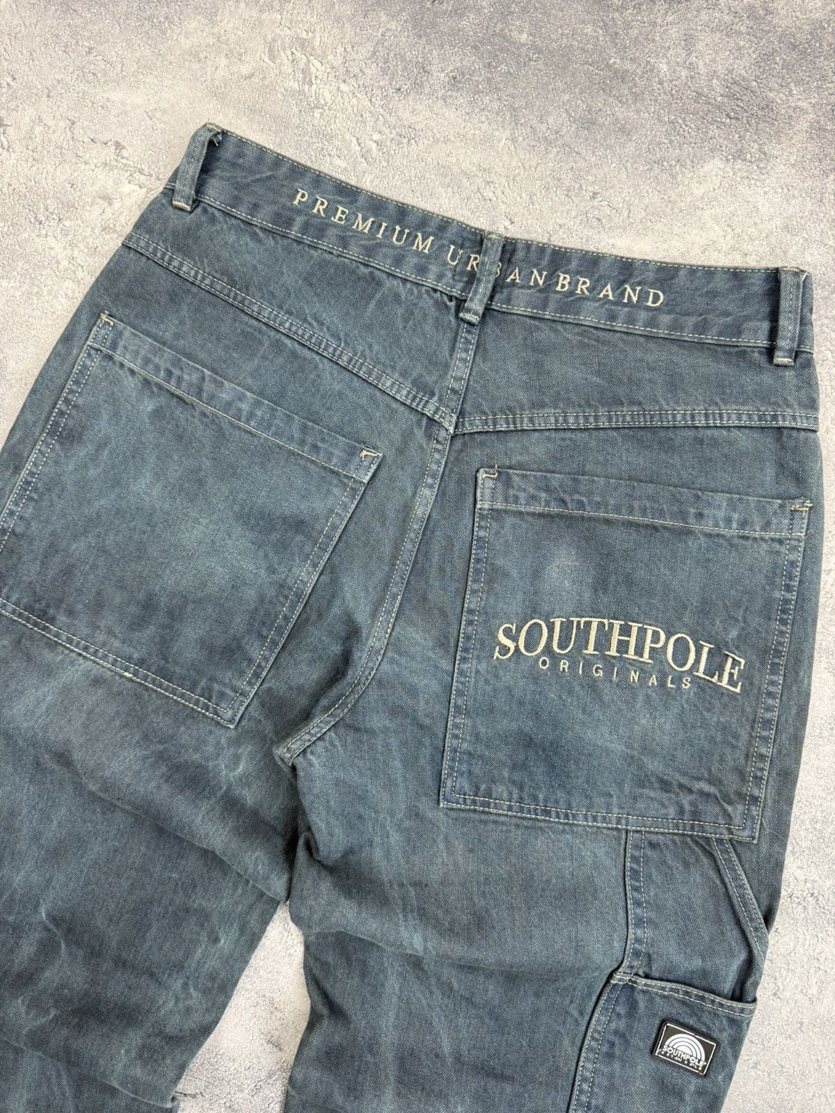 Southpole Vintage Y2K SouthPole Baggy Jeans Denim Pants Faded Skater Size US 32 / EU 48 - 11 Thumbnail