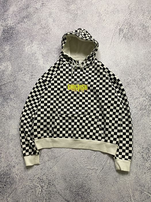 Childish checkered hoodie new arrivals