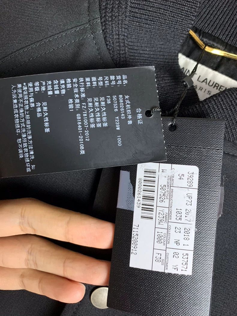 Saint Laurent Paris Saint Laurent Paris Embroidered baseball jersey-2506 Size US S / EU 44-46 / 1 - 4 Thumbnail