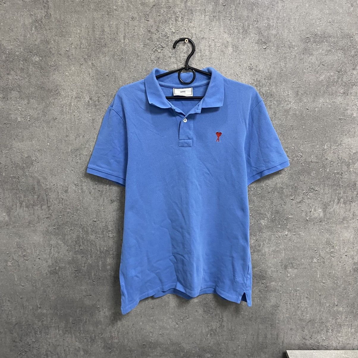 AMI Ami Paris Polo Shirt Small Logo Tee Size US L / EU 52-54 / 3 - 1 Thumbnail