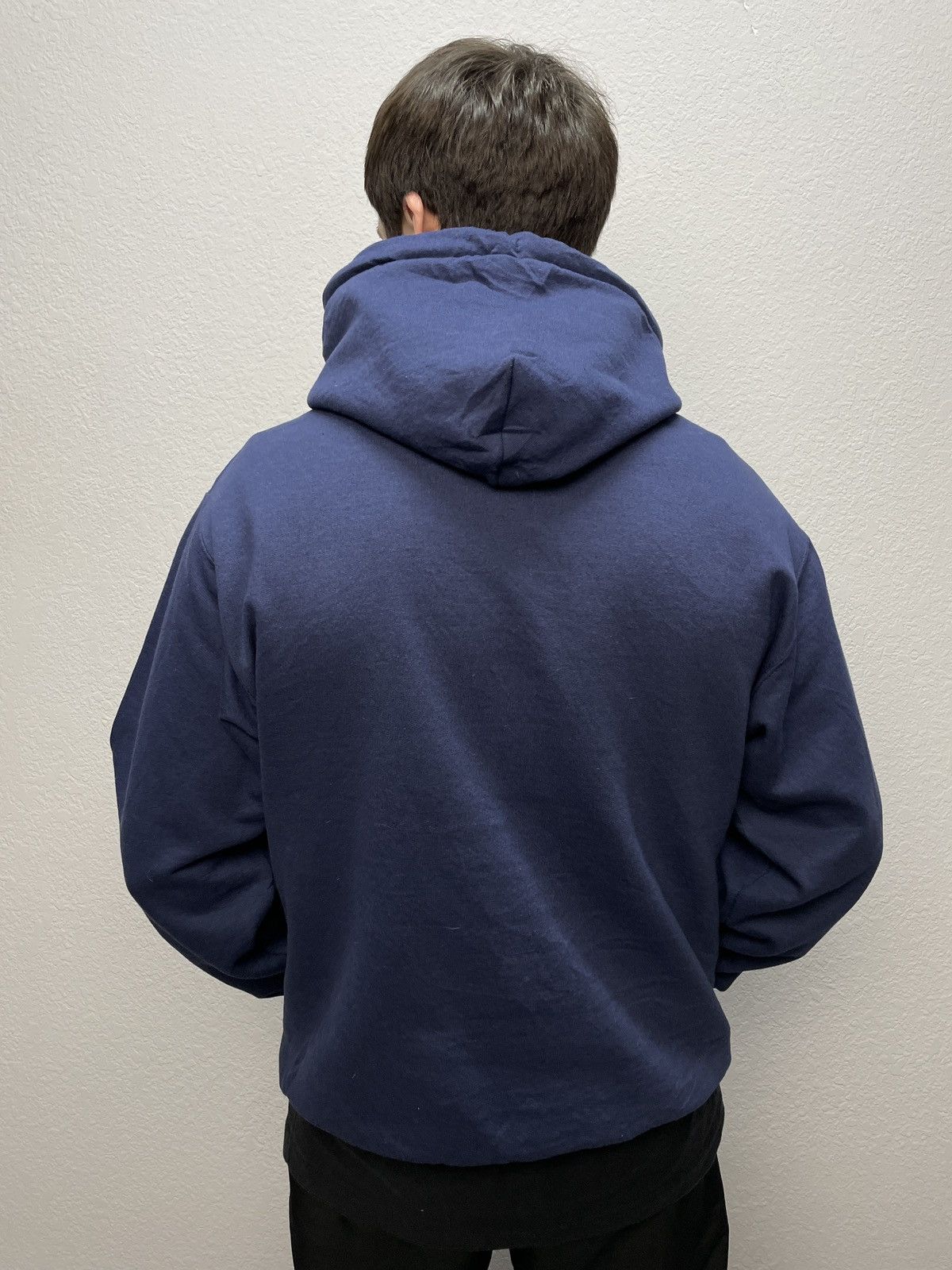 Nike × Vintage Vintage Y2K Yale University Boxy Fit Big Logo Zip Hoodie Size US M / EU 48-50 / 2 - 10 Thumbnail