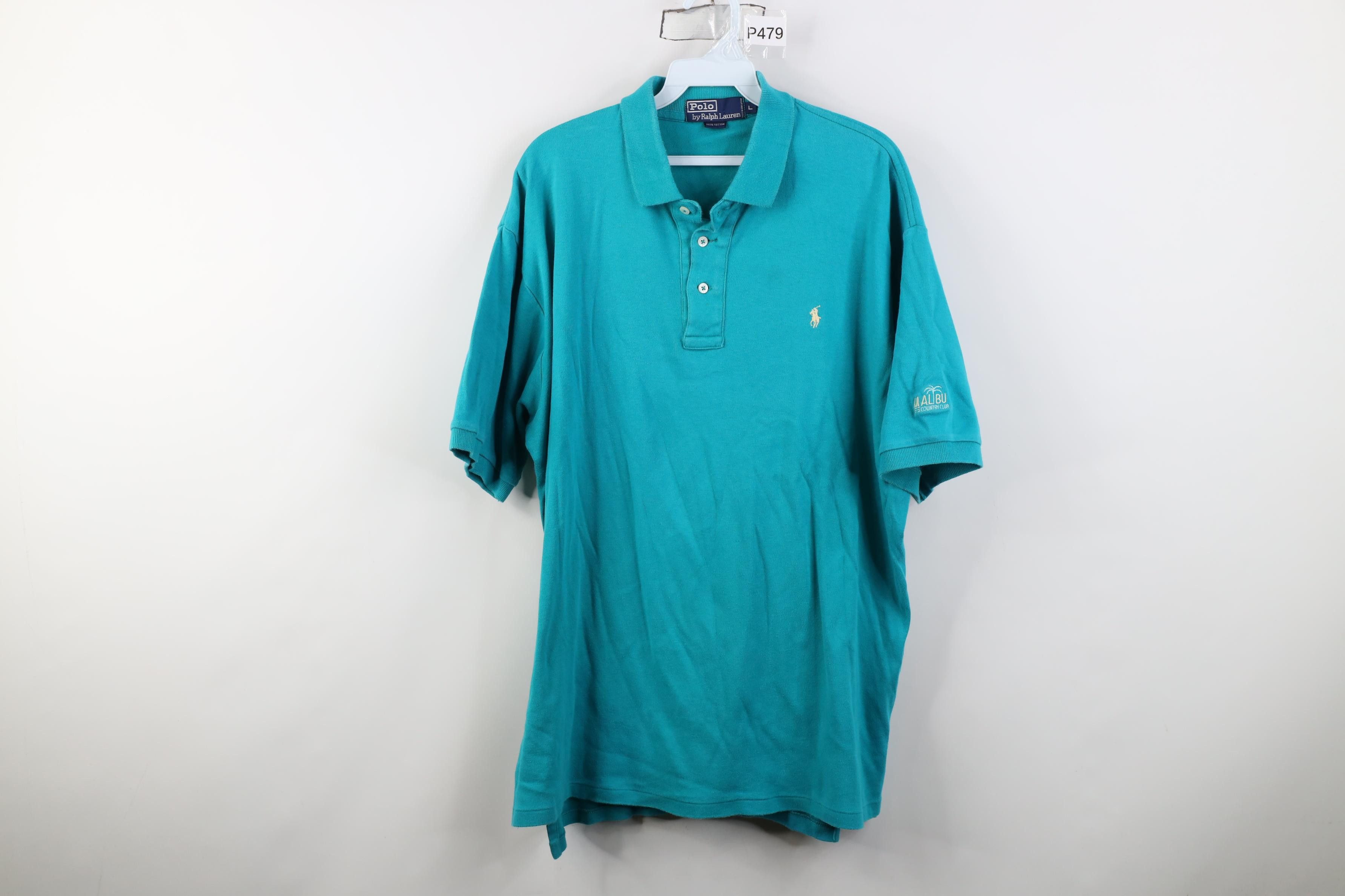 Polo Ralph Lauren Vintage 90s Ralph Lauren Country Club Soft Cotton Polo Size US L / EU 52-54 / 3 - 1 Thumbnail
