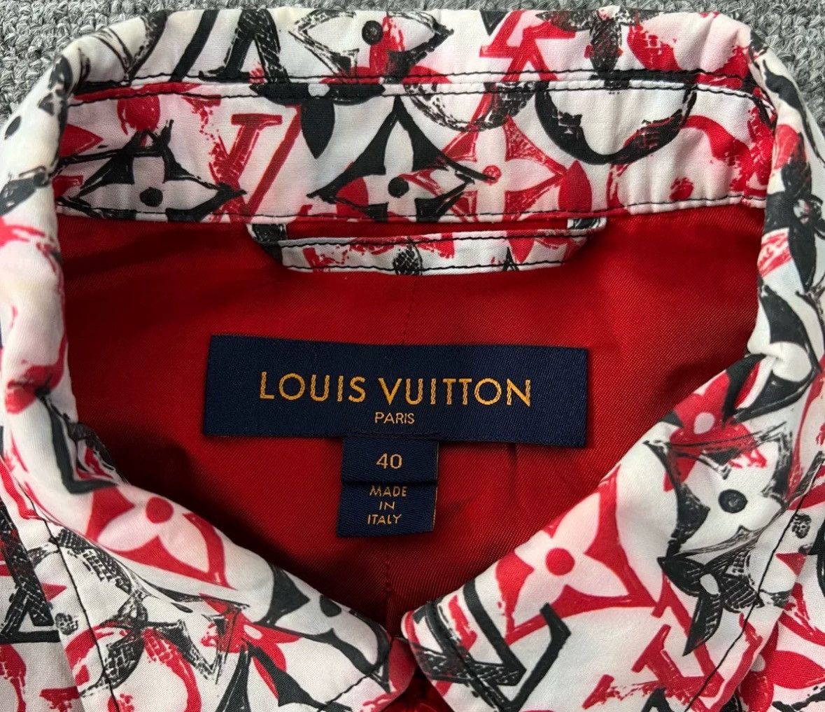 Louis Vuitton Louis Vuitton Lv printed vintage collar jacke Size US M / EU 48-50 / 2 - 5 Thumbnail