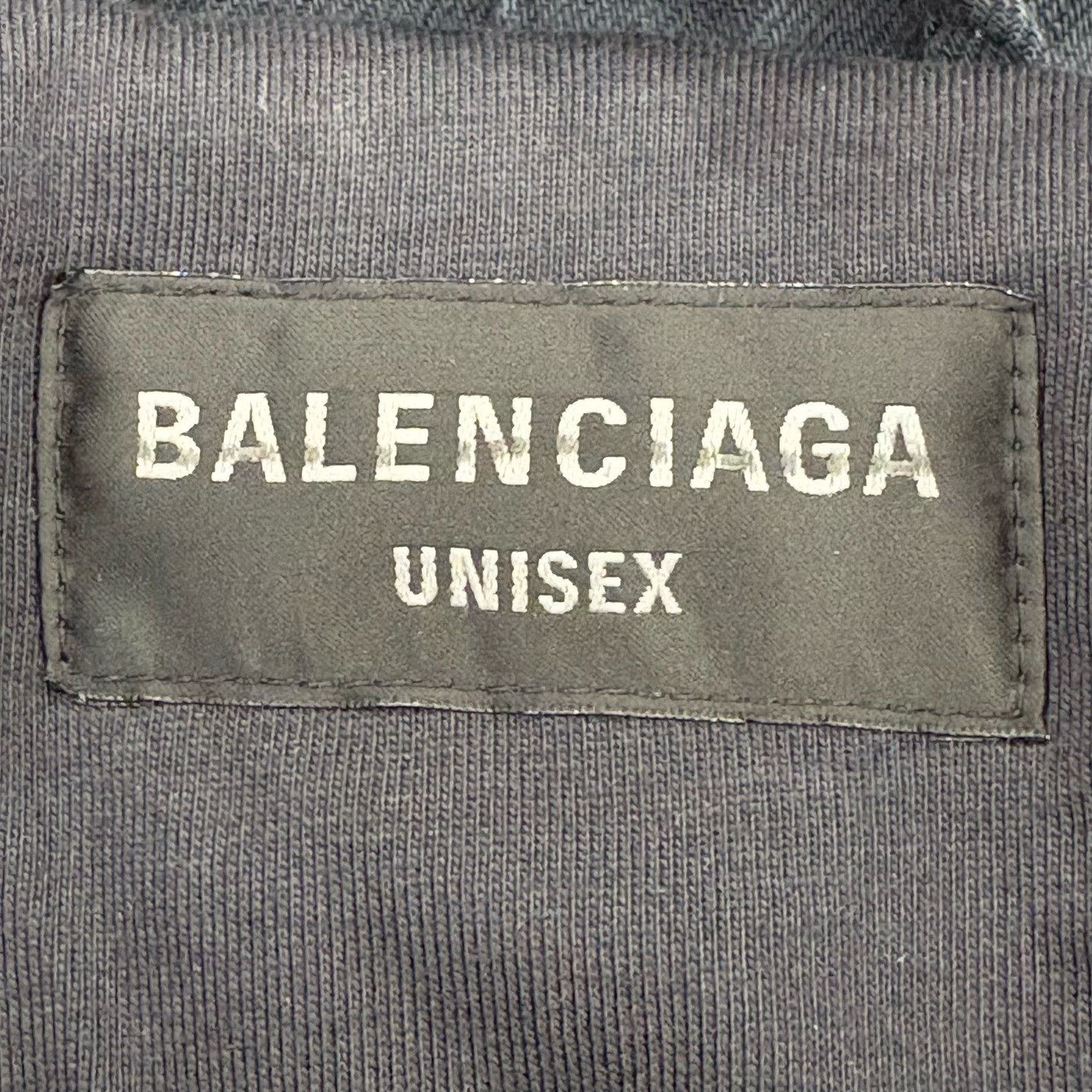 Balenciaga Balenciaga Back Print Washed Hooded Denim Quilted Jacket| Size US S / EU 44-46 / 1 - 3 Thumbnail