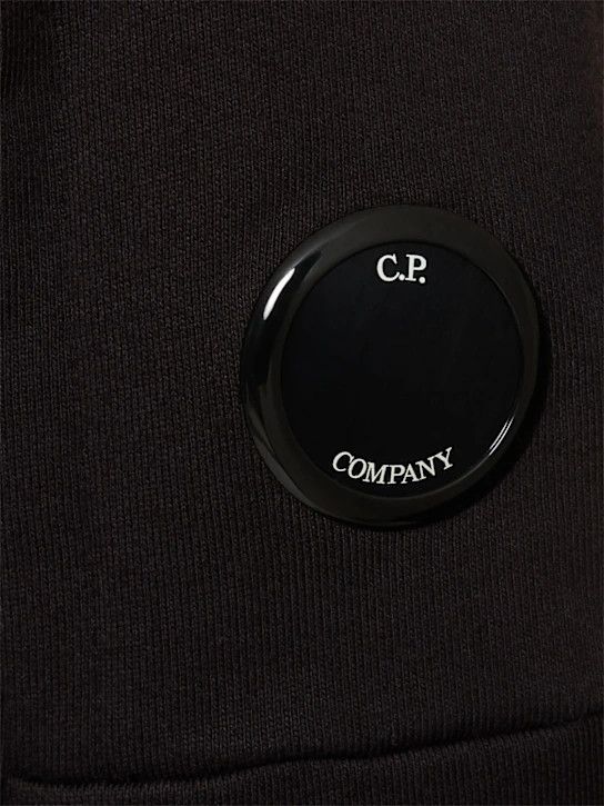 C.P. Company o1lsvrm0425 Raised Fleece Hooded Sweatshirt in Black Size US XL / EU 56 / 4 - 3 Thumbnail