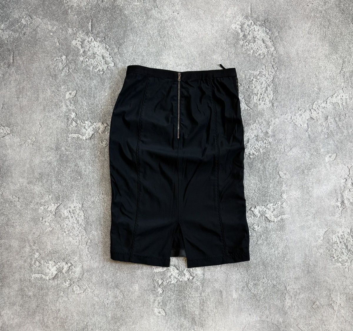 Dolce & Gabbana Dolce & Gabbana 42size pencil black skirt Size 28" / US 6 / IT 42 - 10 Thumbnail