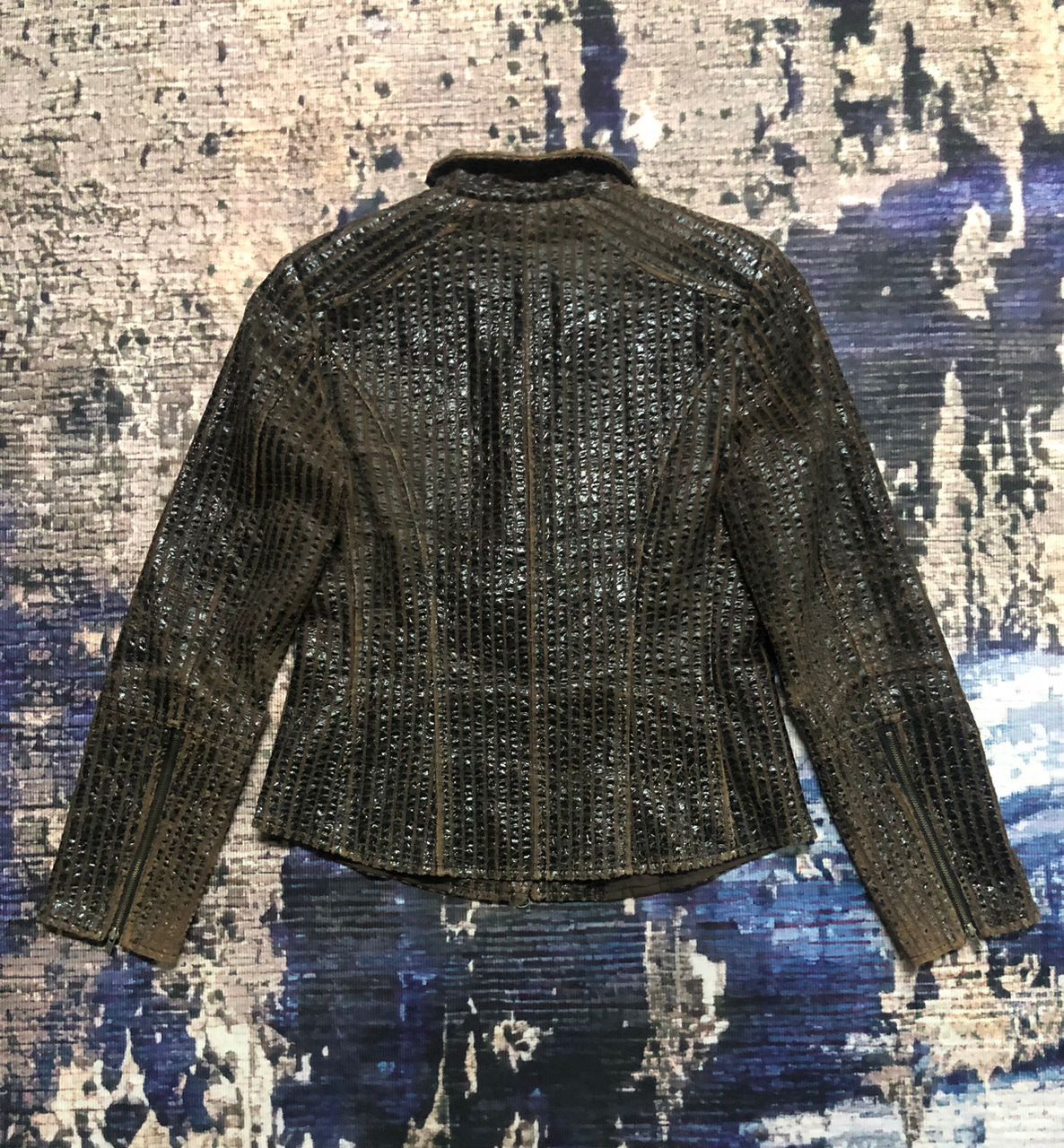 Vintage Tira Vento Donna Double Collar Style Jacket Size S / US 4 / IT 40 - 2 Thumbnail