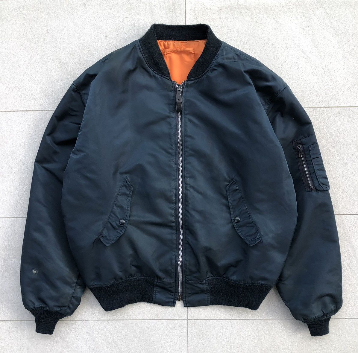 Vintage Vintage Flyers Man’s Intermediate Ma1 Bomber Jacket Size XXL Size US XXL / EU 58 / 5 - 5 Thumbnail