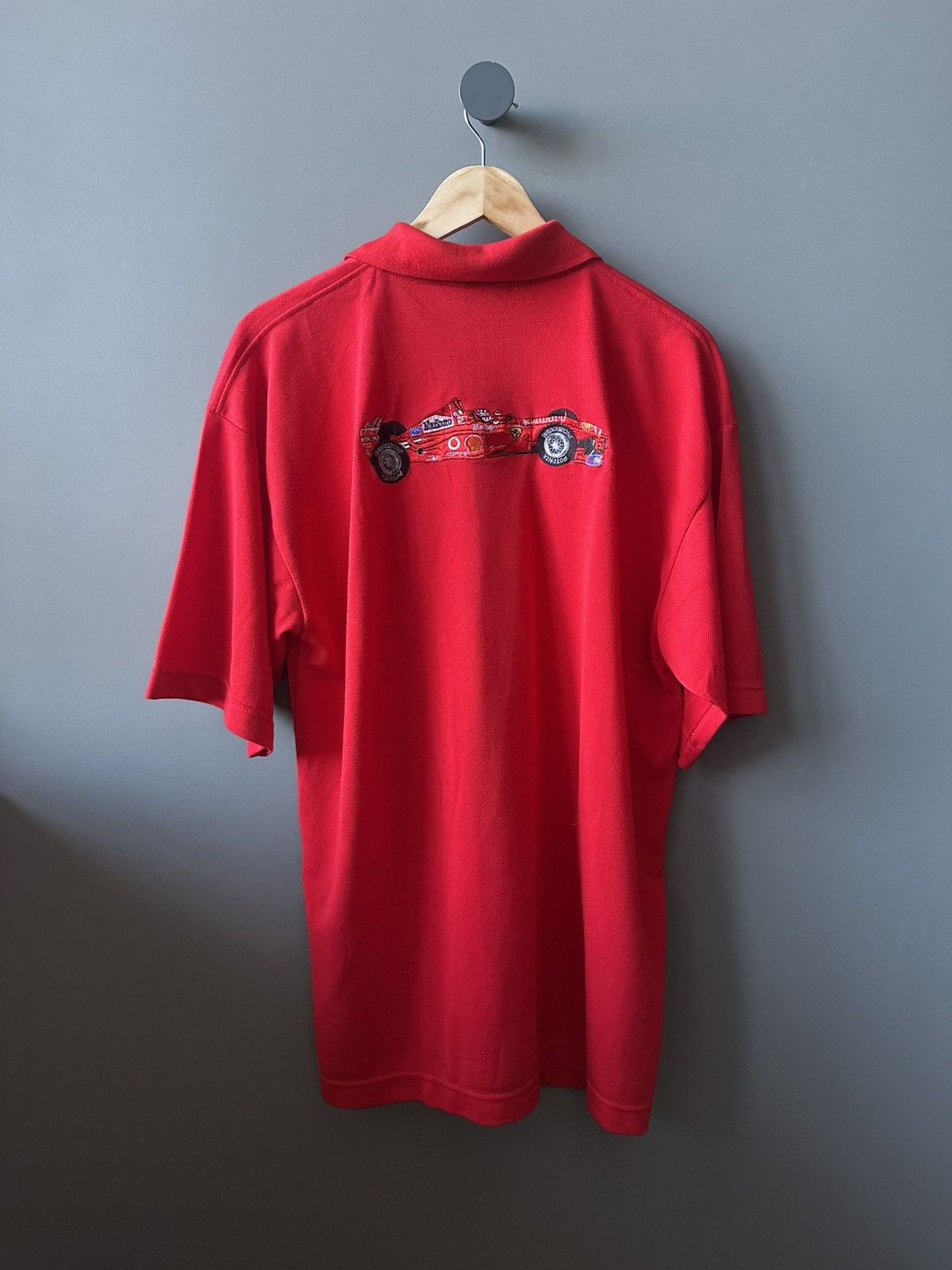 Ferrari Vintage Ferrari Racing Polo Shirt 90s Size US XXL / EU 58 / 5 - 4 Thumbnail