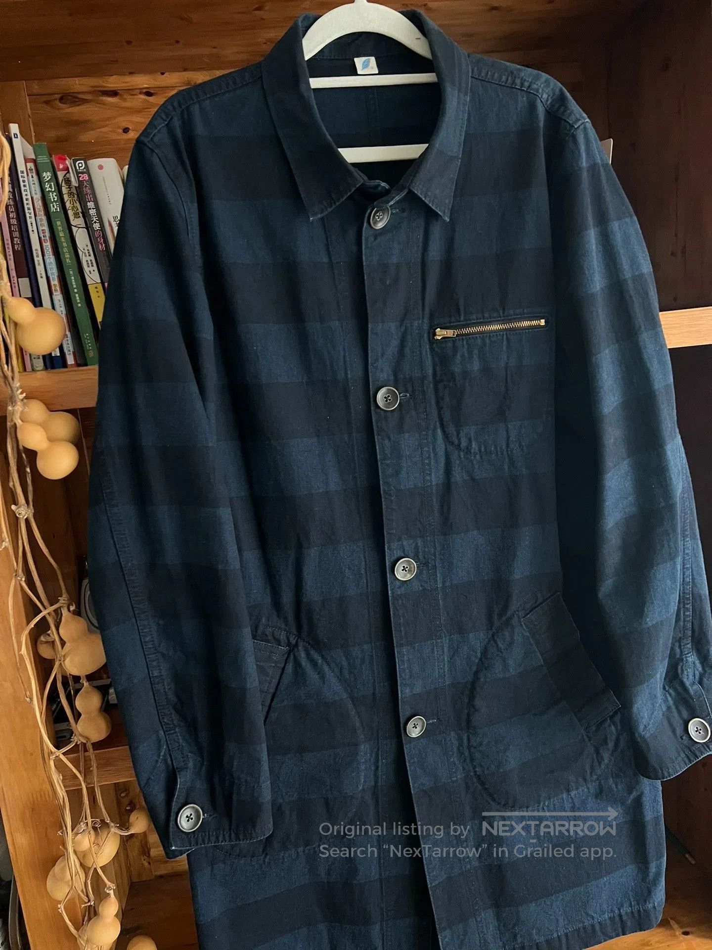 Pure Blue Japan Pure Blue Japan Denim Long Coat. Size US L / EU 52-54 / 3 - 2 Thumbnail