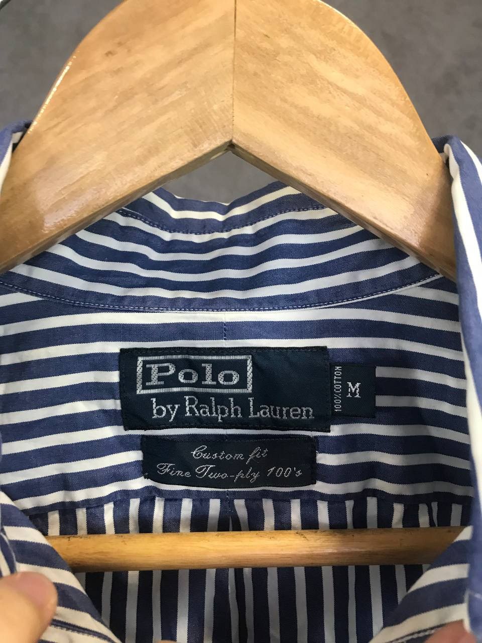 Polo Ralph Lauren Polo Ralph Lauren vintage designer logo striped shirt Size US L / EU 52-54 / 3 - 4 Thumbnail