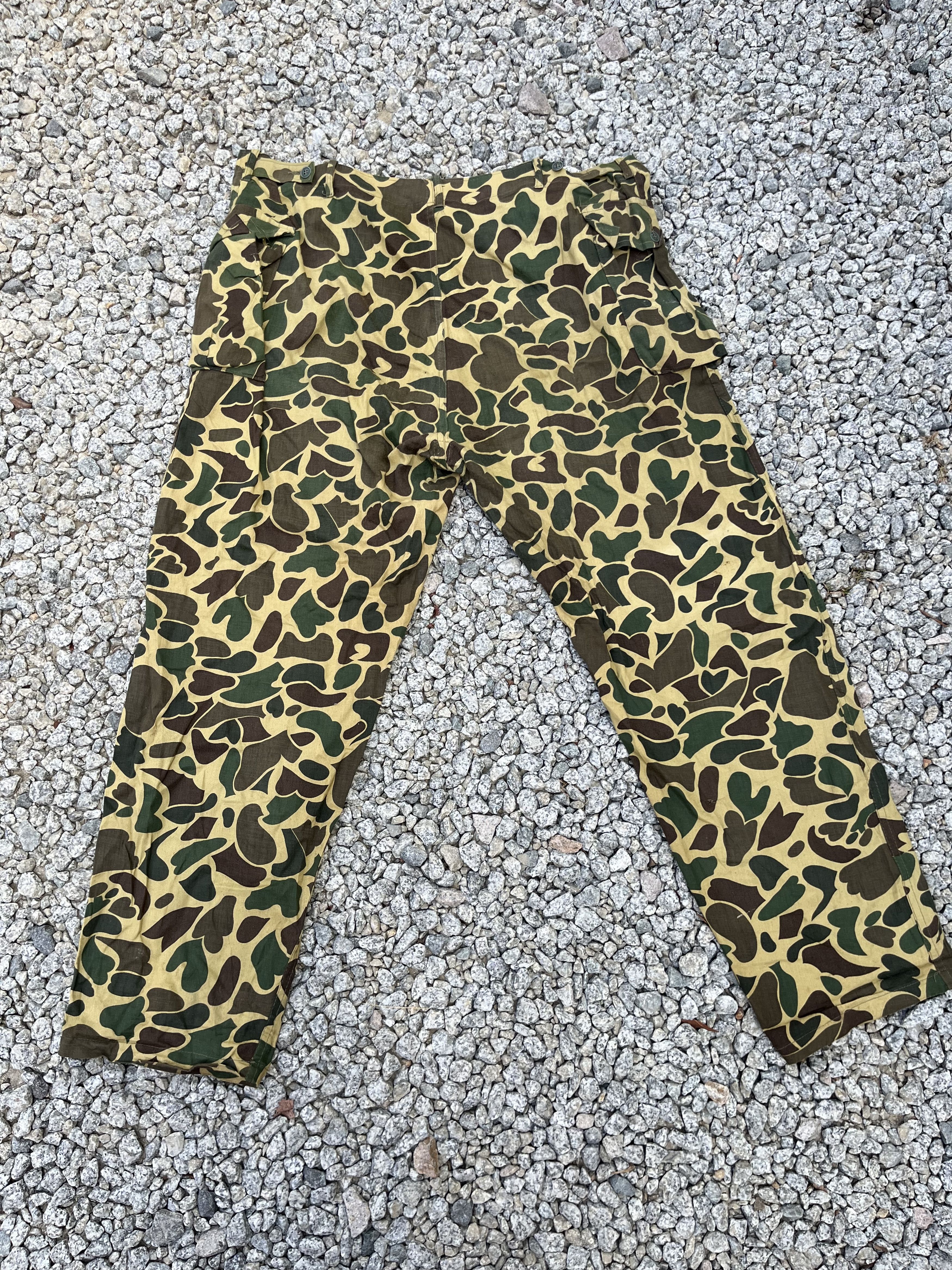 Japanese Brand × Vintage Vintage 80s Army Frog Skin Camouflage Military Style Size US 38 / EU 54 - 2 Thumbnail