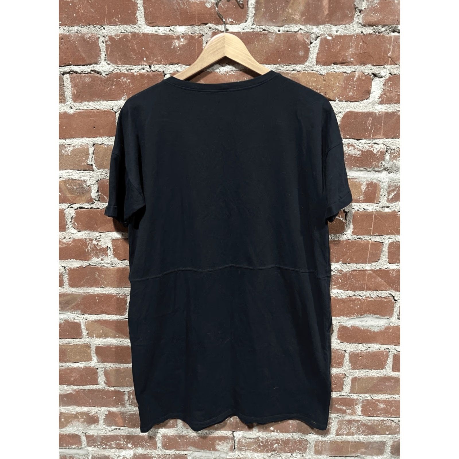 Eileen Fisher Eileen Fisher Womens Black Short Sleeve Shirt Dress Pockets Size Small Petite Size S / US 4 / IT 40 - 2 Thumbnail