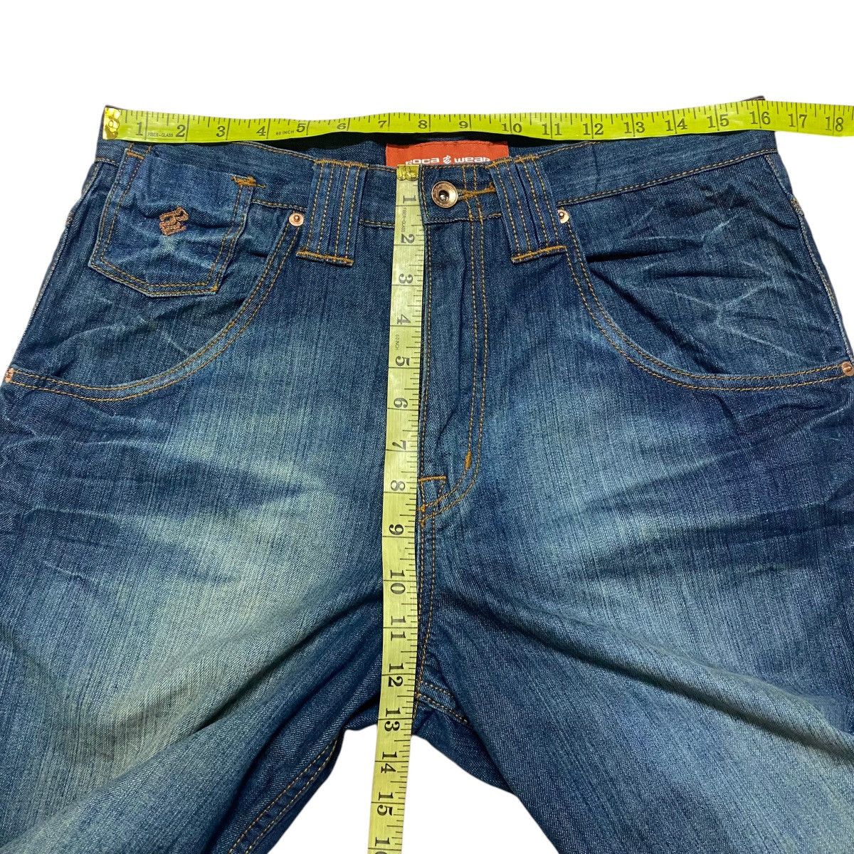 Rocawear Vintage Rocawear Baggy Spellout Embroidery Denim Jeans Size US 32 / EU 48 - 22 Thumbnail