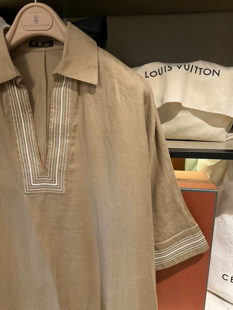 Loro Piana LORO PIANA Lao Qian's linen dress Size XS / US 0-2 / IT 36-38 - 3 Thumbnail