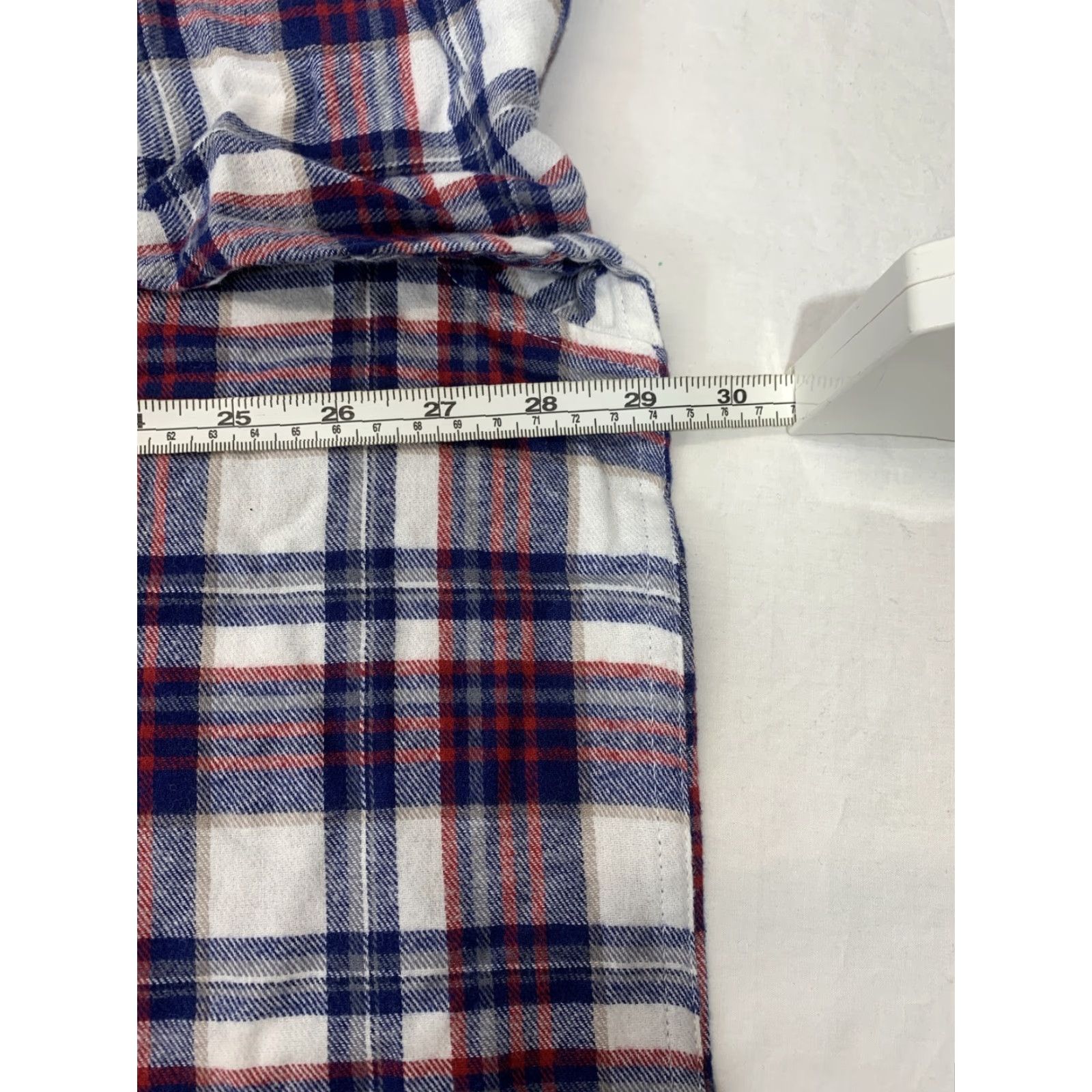 Vintage Eq Equilibrio Shirt Button Front Plaid Red Blue Long Sleeve 3XL Mens Size US XXL / EU 58 / 5 - 3 Thumbnail
