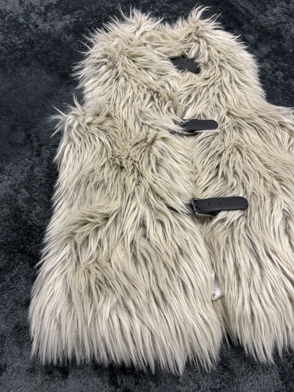 Hysteric Glamour 00s Y2K If Six Was Nine Type Full Faux Fur Buckle Size L / US 10 / IT 46 - 4 Thumbnail