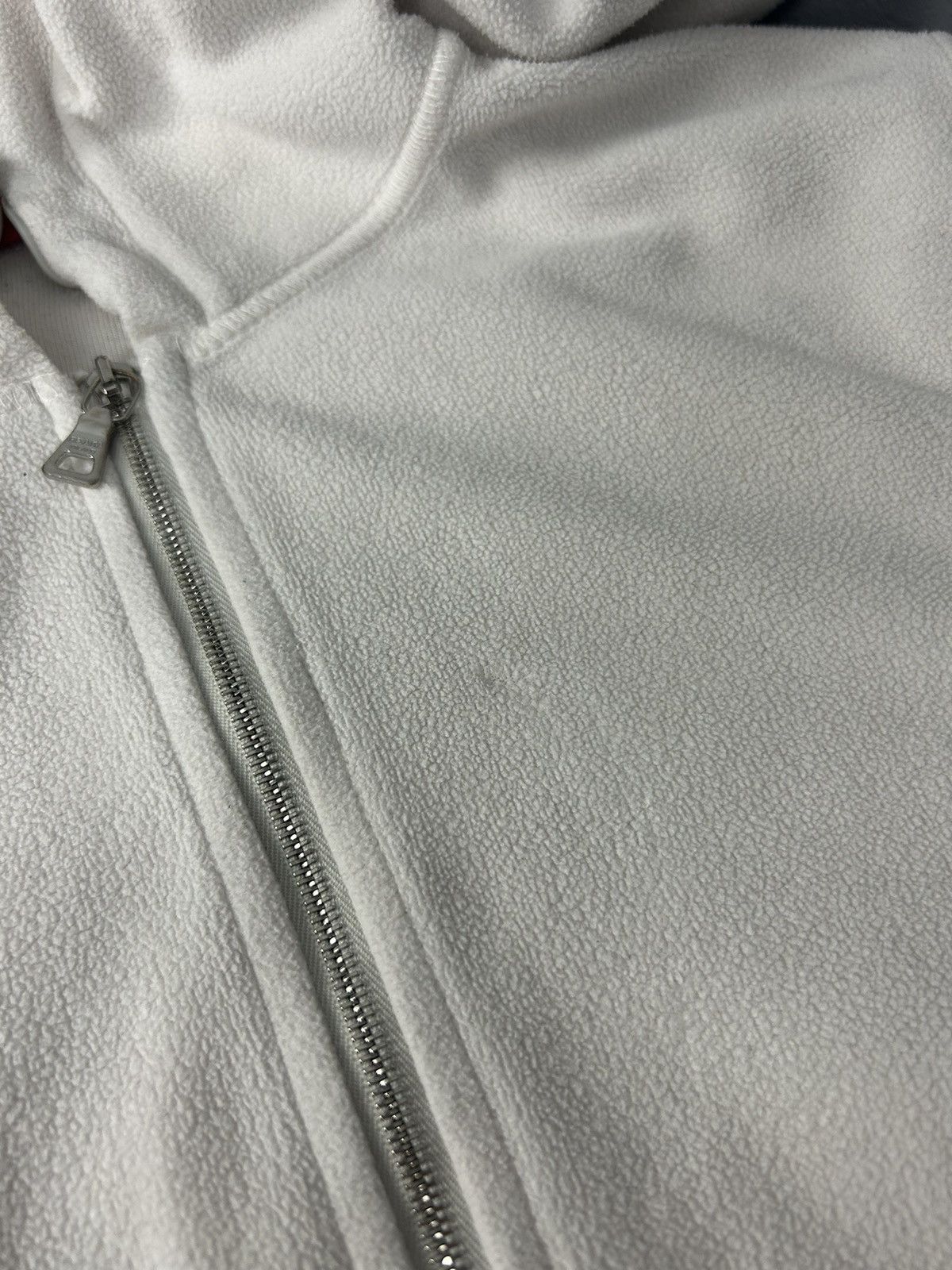 Prada Prada Sport White Fleece Zip Hoodie Size M Size M / US 6-8 / IT 42-44 - 12 Thumbnail