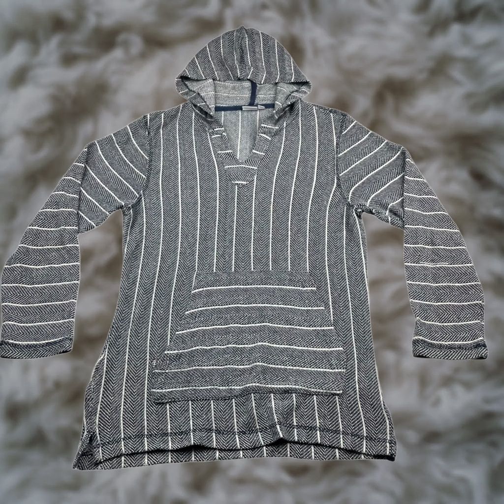 Onia Onia Hoodie Pullover Beach Hoodie Medium Navy/White Stripe Mens Size M / US 6-8 / IT 42-44 - 1 Thumbnail