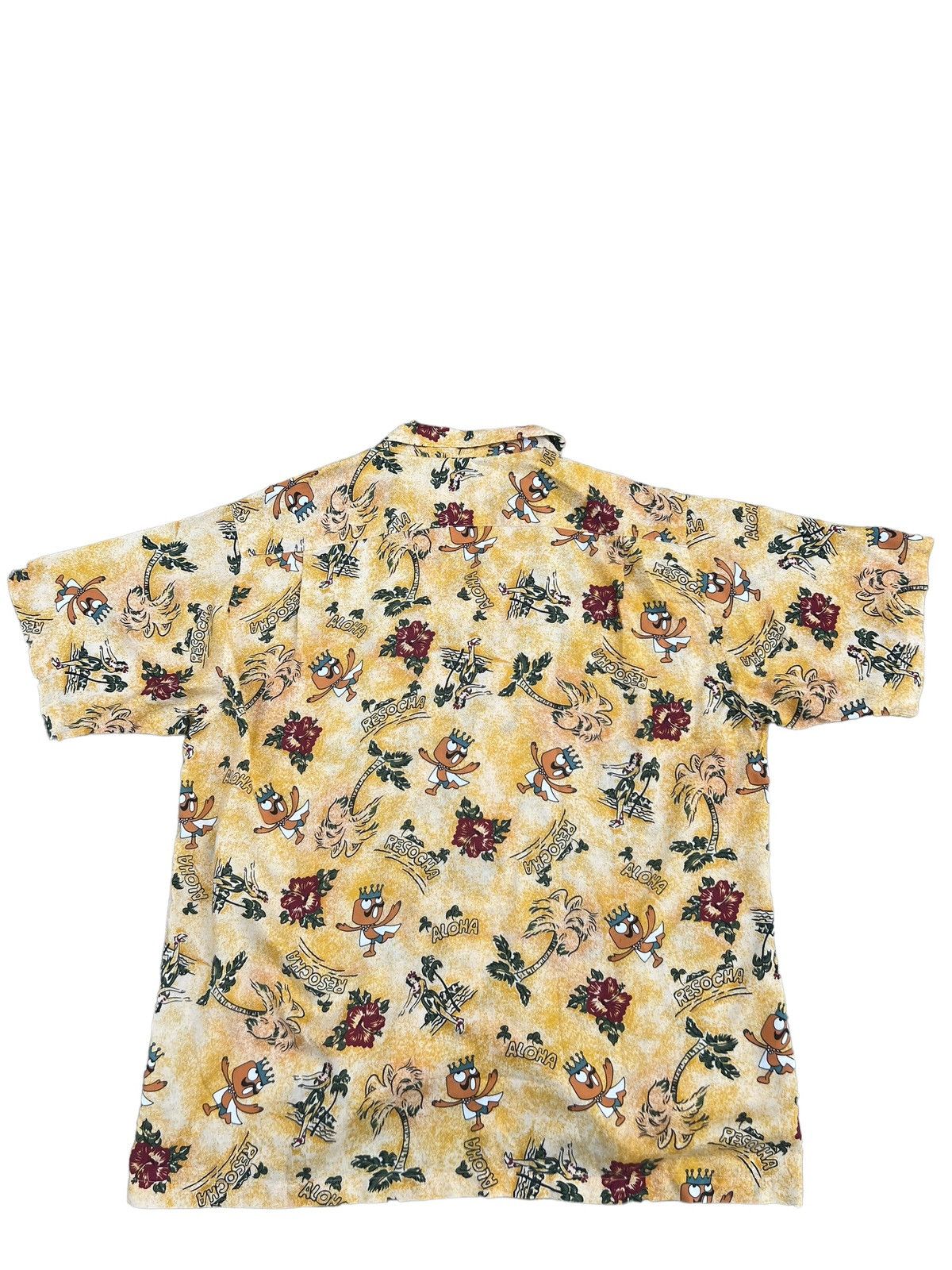 Vintage Resocha JAL Japan Hula Girl Oversized Rayon Hawaiian Size US L / EU 52-54 / 3 - 2 Thumbnail