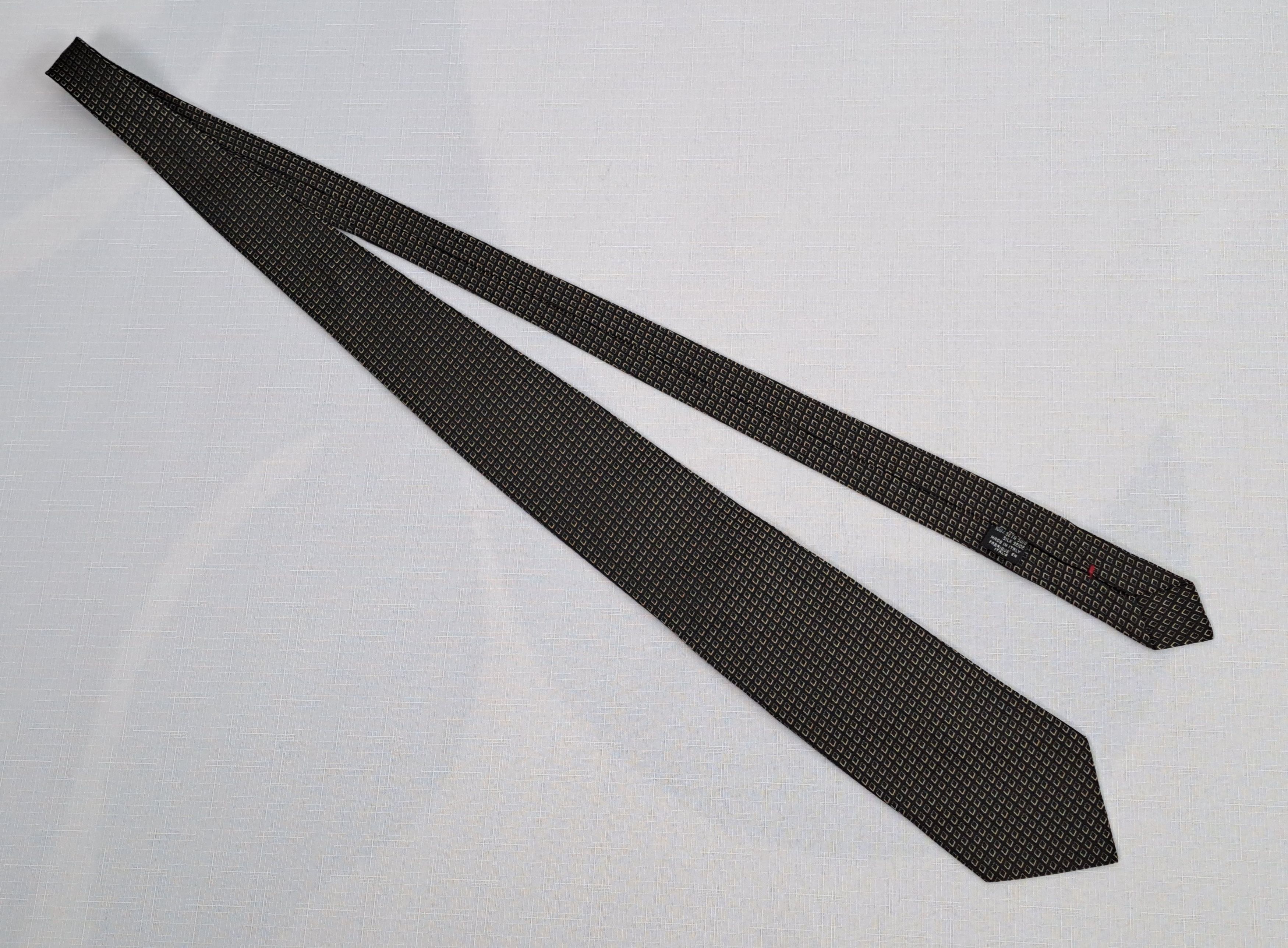 Jil Sander Jil Sander geometric pattern silk tie. Size ONE SIZE - 4 Thumbnail