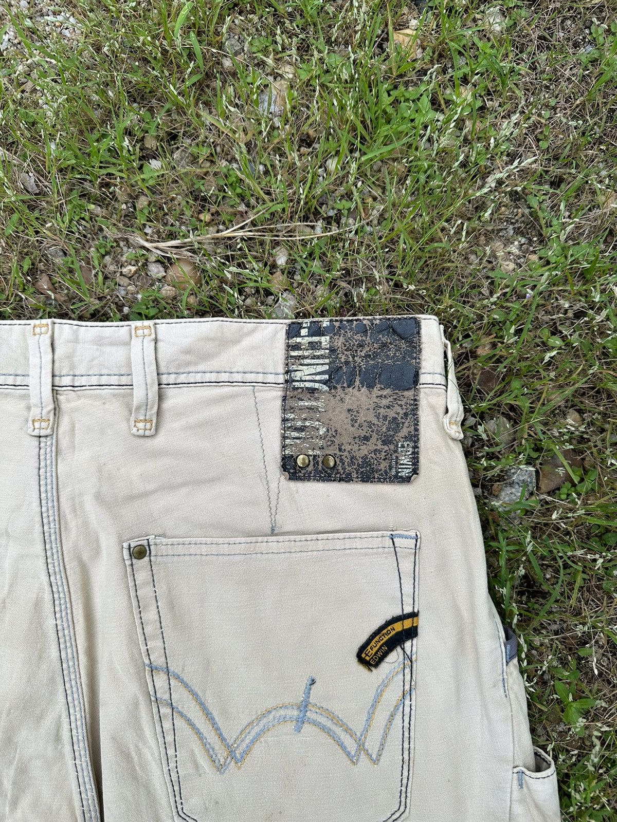 Infinite Archives VINTAGE EDWIN EFUNCTION CURVE/BANANA LEG PANTS MADE IN JAPAN Size US 35 - 13 Thumbnail