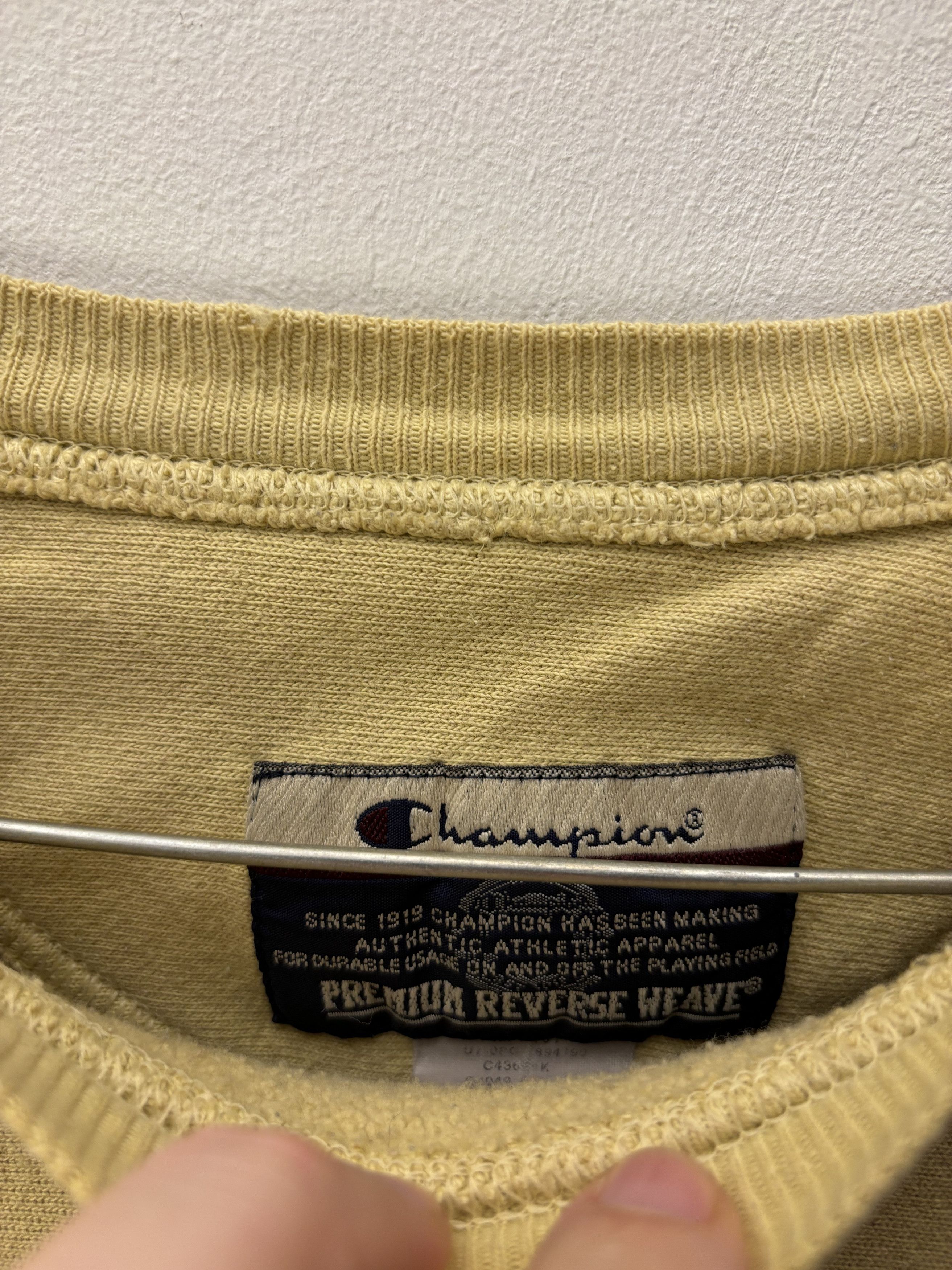 Champion × Japanese Brand Vintage Champion Reverse Weave Patched Sweatshirt Size US L / EU 52-54 / 3 - 6 Thumbnail