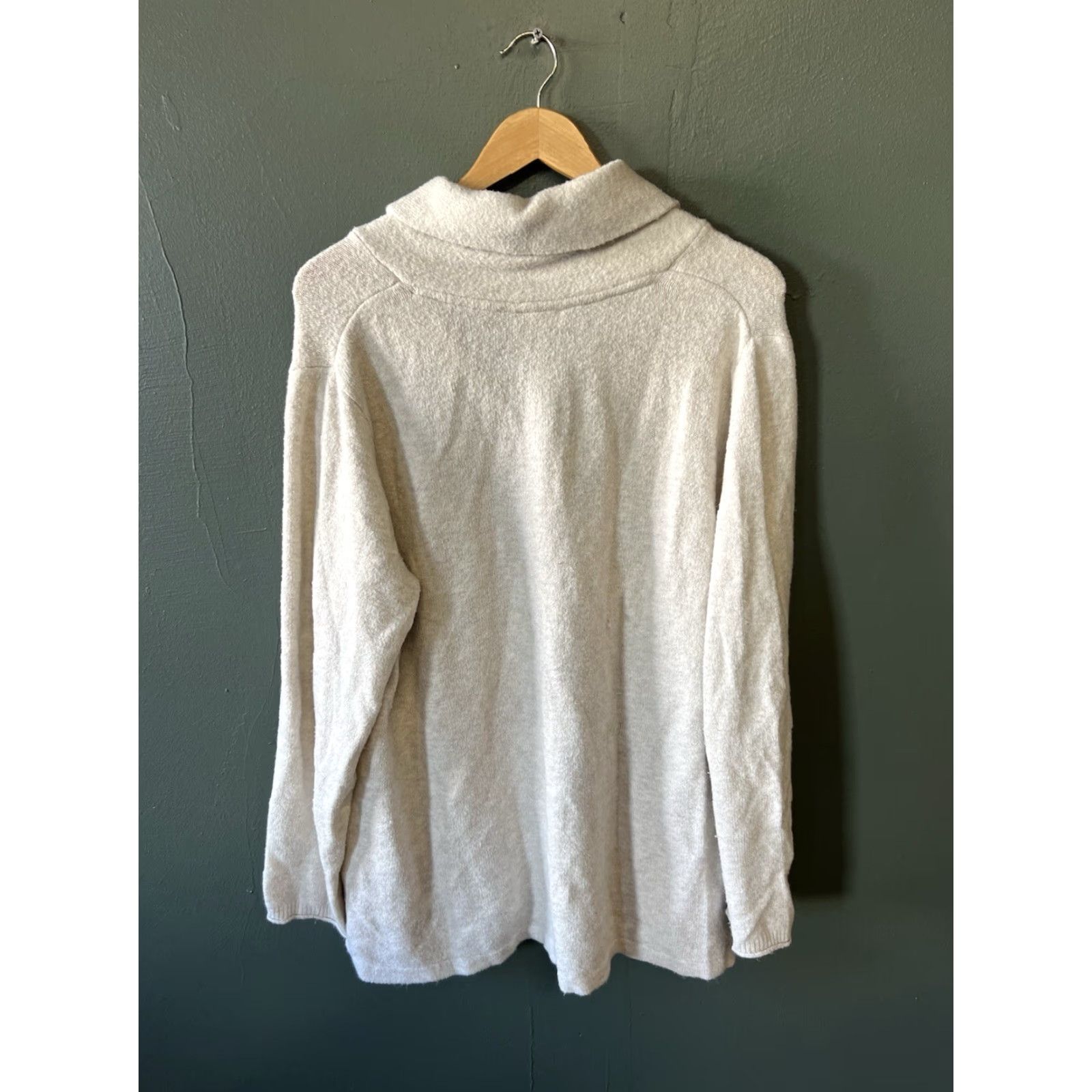 J. Jill J. Jill Womens Ivory Long Sleeve Pullover Knit Sweater XL Size XL / US 12-14 / IT 48-50 - 2 Thumbnail