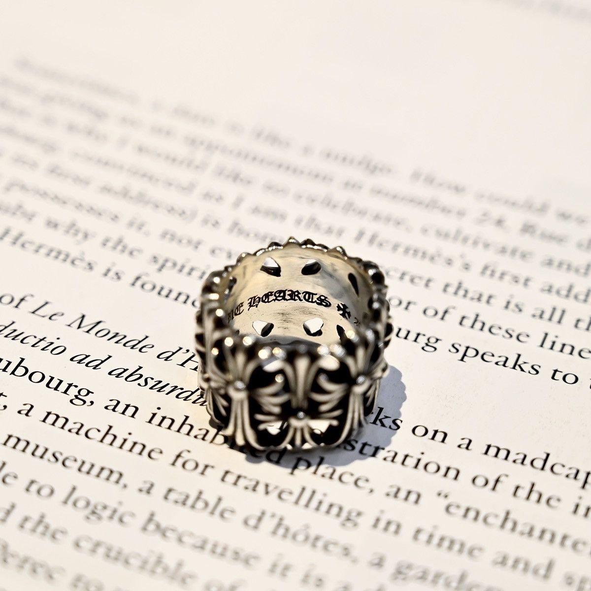 Chrome Hearts CHROME HEARTS CEMETERY RING SILVER Size 26 - 5 Thumbnail