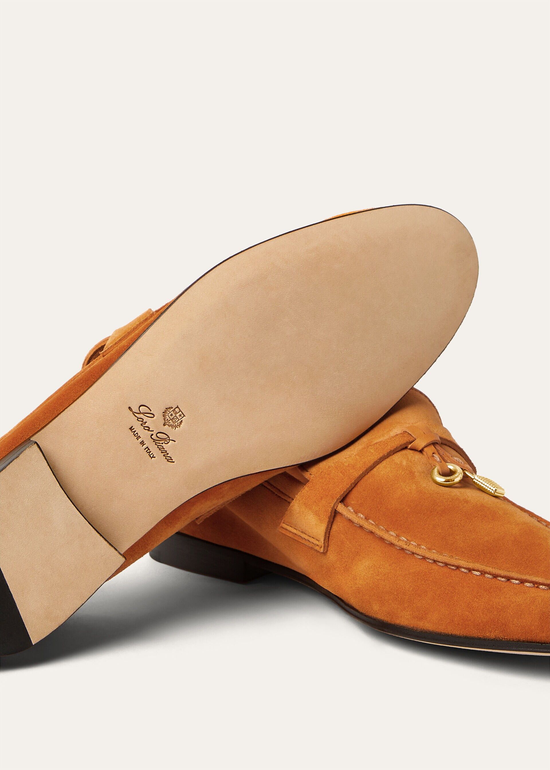 Loro Piana os11x0326 FAQ9903 Joan Loafers in Citrus Orange Size US 10 / IT 40 - 5 Thumbnail