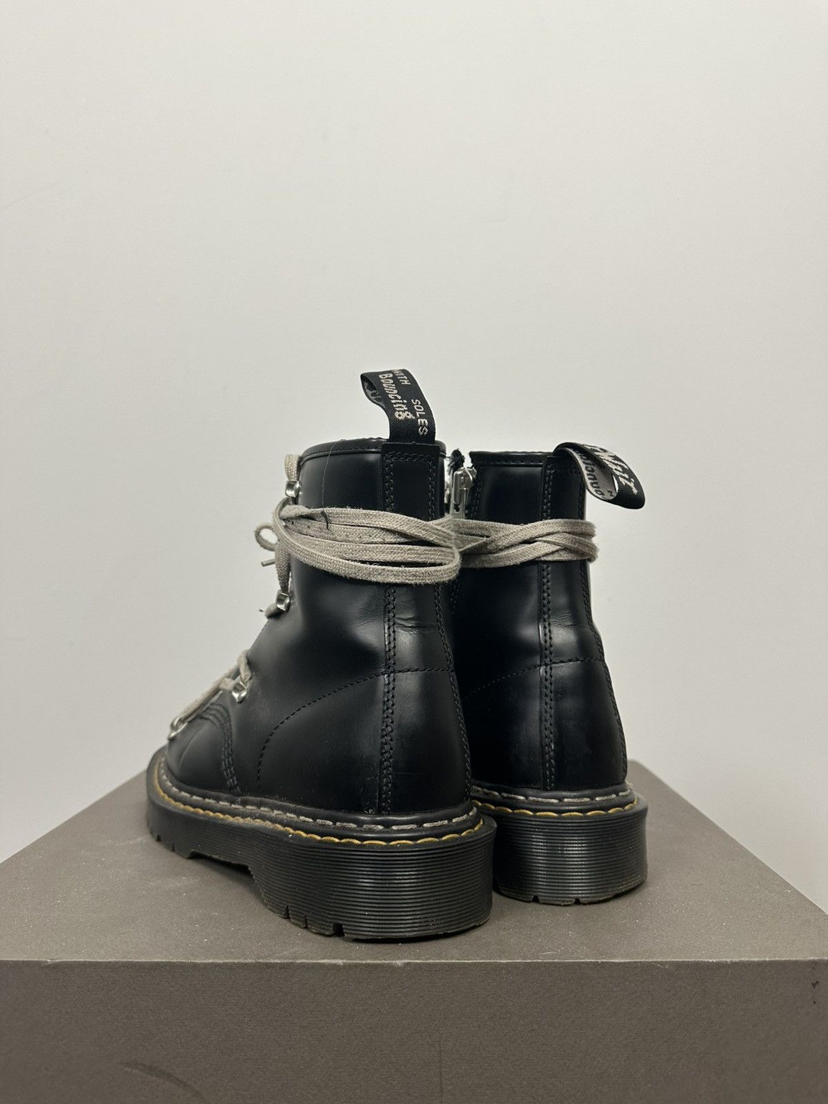 Dr. Martens × Rick Owens Pentalace 1460 Bex Boots Size US 10 / EU 43 - 3 Thumbnail