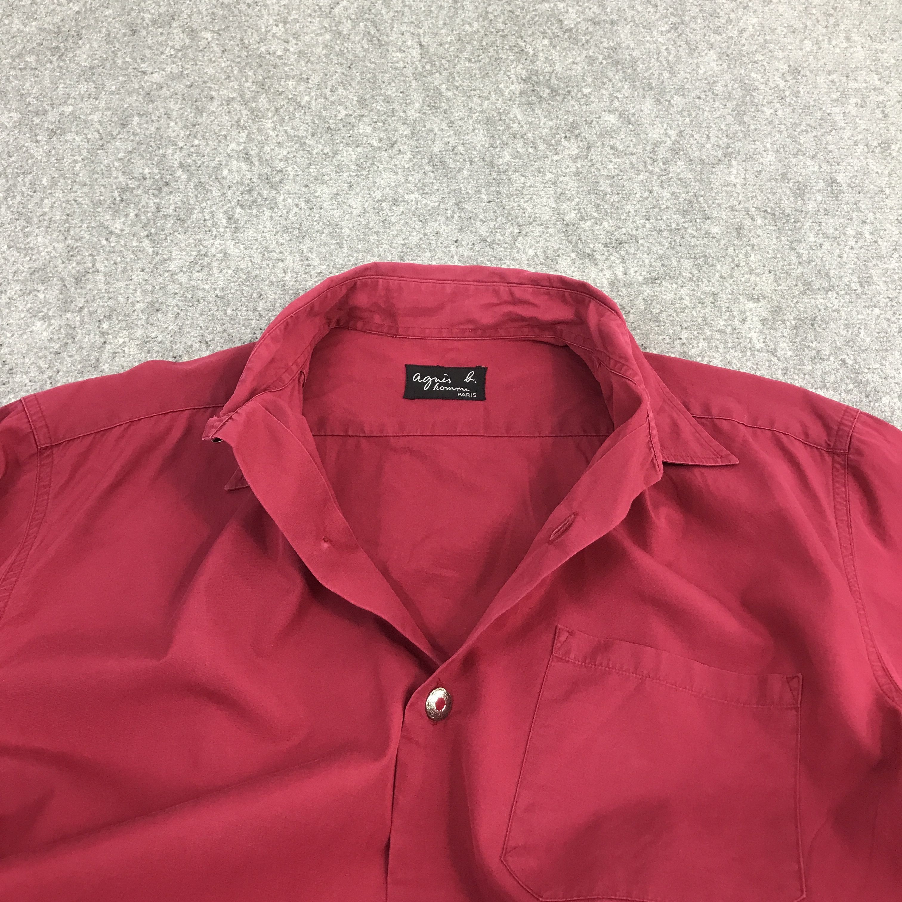 Japanese Brand × agnes b. AGNES B HOMME BUTTON UP SHIRTS LONG SLEEVE Size US L / EU 52-54 / 3 - 7 Thumbnail