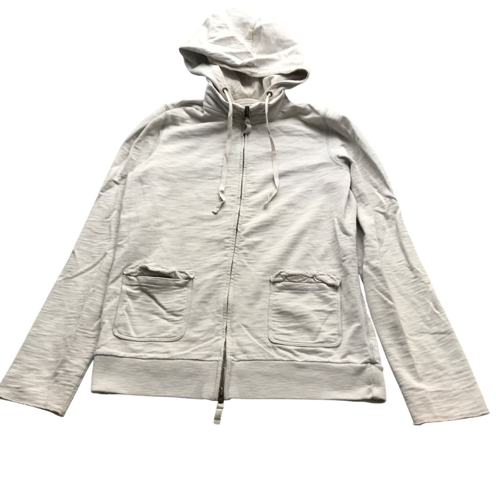 J.Crew J.Crew Rumpled Sweatshirt Jacket Hoodie Women Medium Tan Size M / US 6-8 / IT 42-44 - 1 Thumbnail