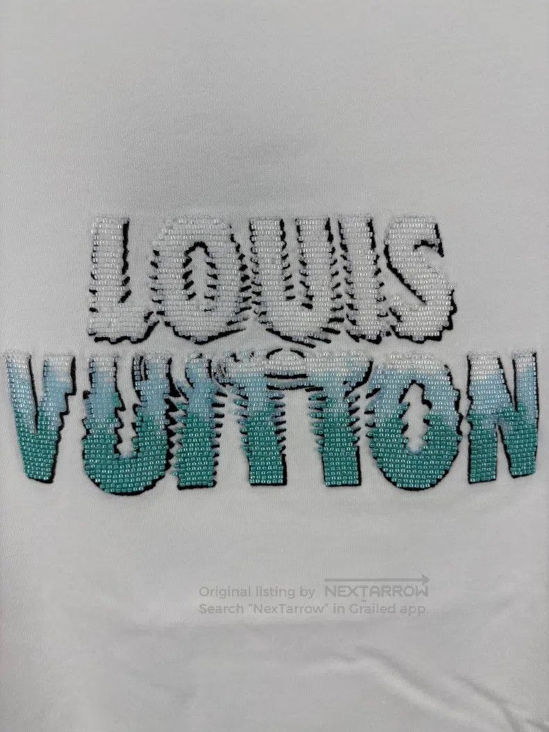 Louis Vuitton Gradient beaded short sleeve