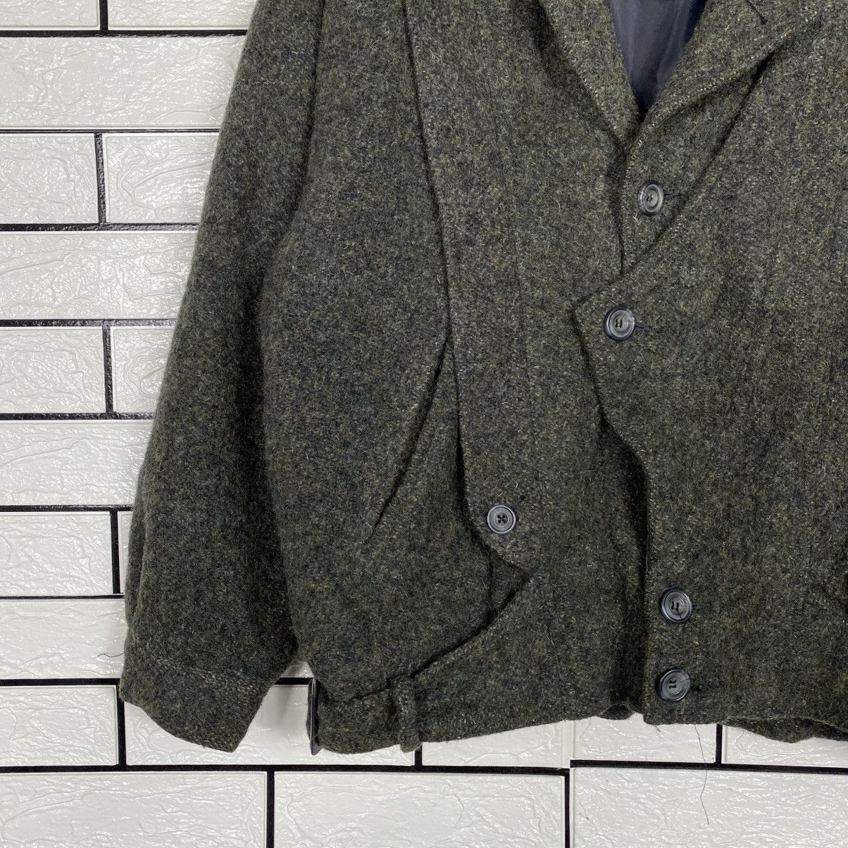 Vintage 📌Bondage Double Collar Wool Jacket Mr Drigo Issey Miyake Size US L / EU 52-54 / 3 - 5 Thumbnail