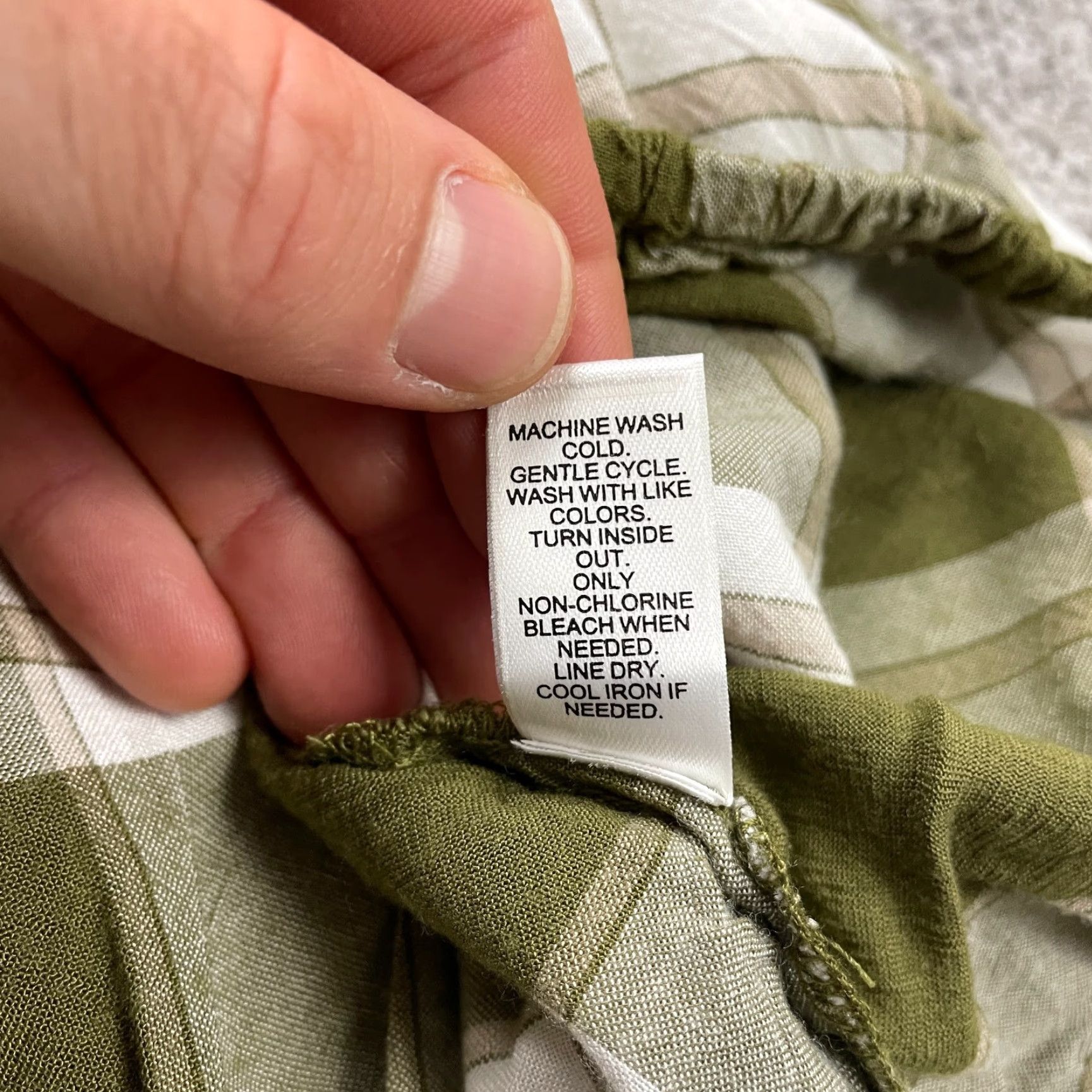 Vintage Cato Blouse Women 18/20 Plus Long Sleeve Green Check Rayon Lightweight Casual Womens Size XXL / US 16-18 / IT 52-54 - 5 Thumbnail