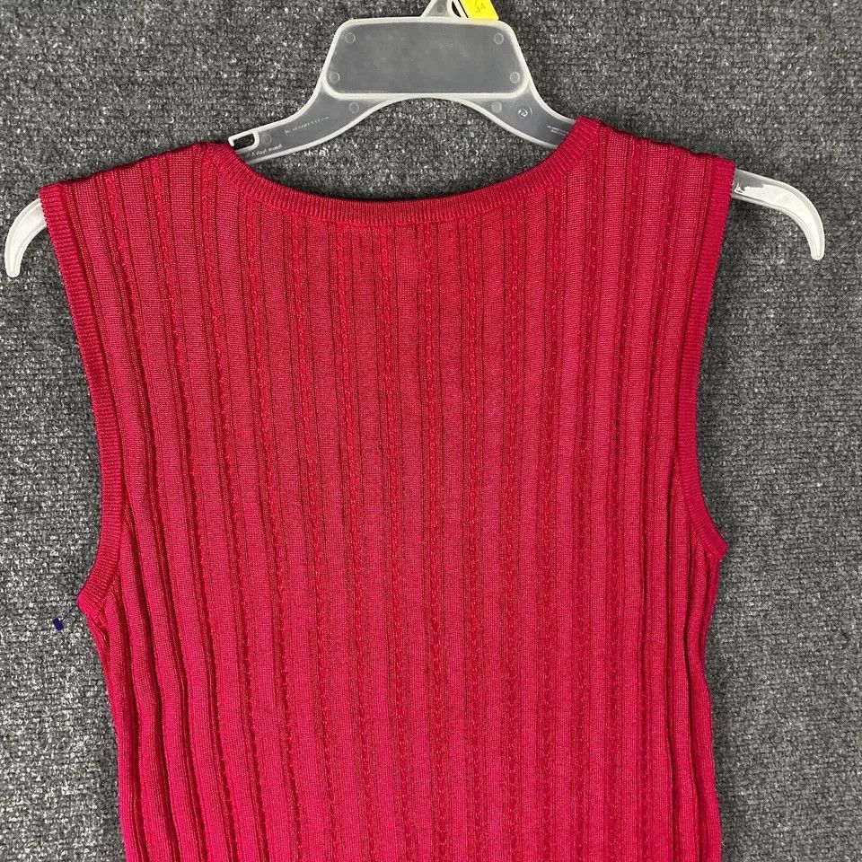 Jones New York Jones New York Tank Top Women's XL Hot Rayon Blend Adults Size XL / US 12-14 / IT 48-50 - 8 Thumbnail