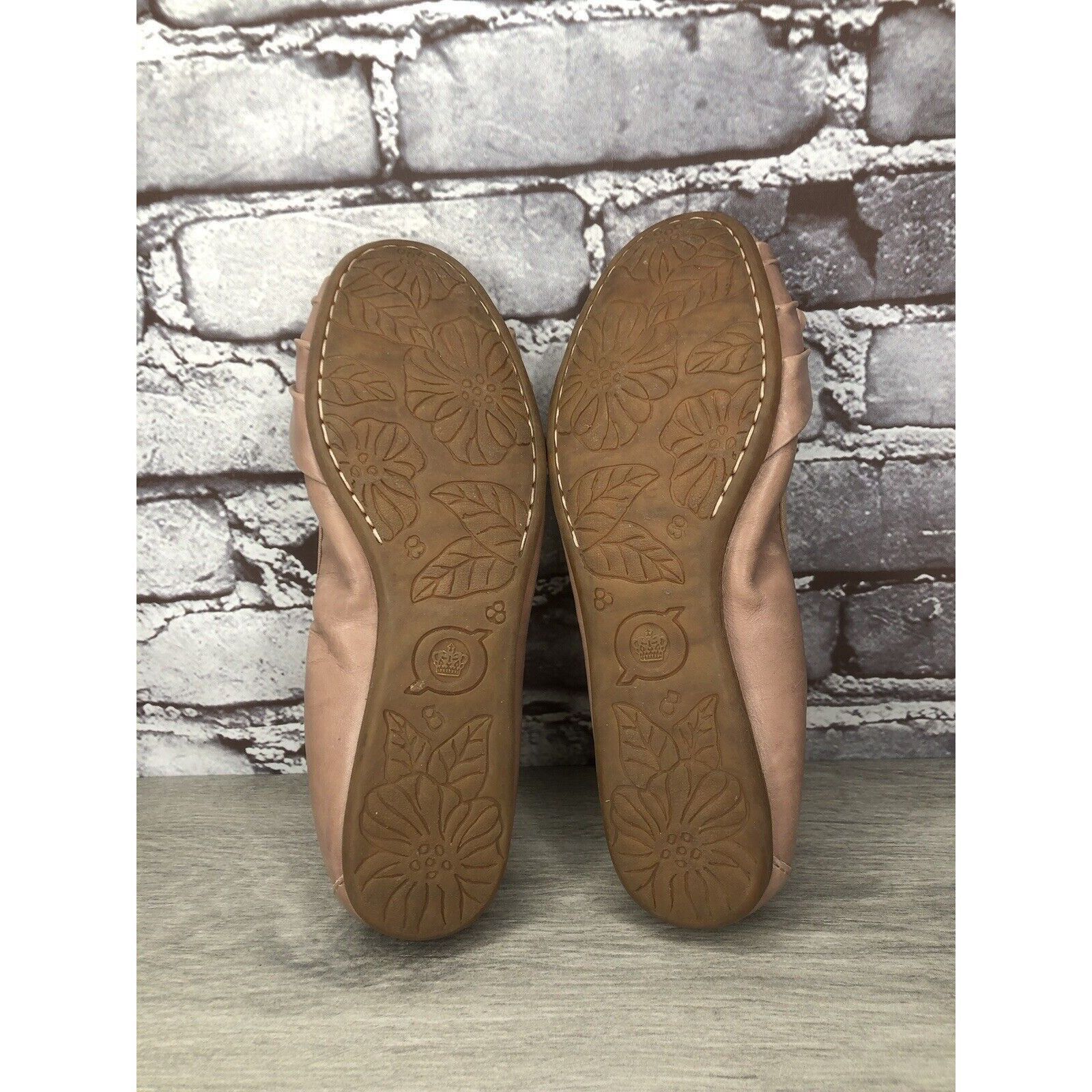 Born Born Footwear Dusty Pink Leather Casual Bow Ballet Flats Wom Size US 6.5 / IT 36.5 - 7 Thumbnail
