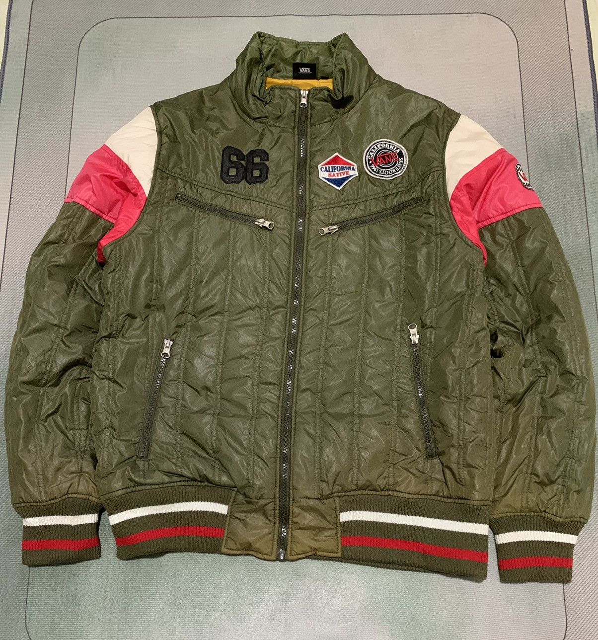 Vans Green Vans California Skate Roots Bomber Jacket Size US L / EU 52-54 / 3 - 2 Thumbnail