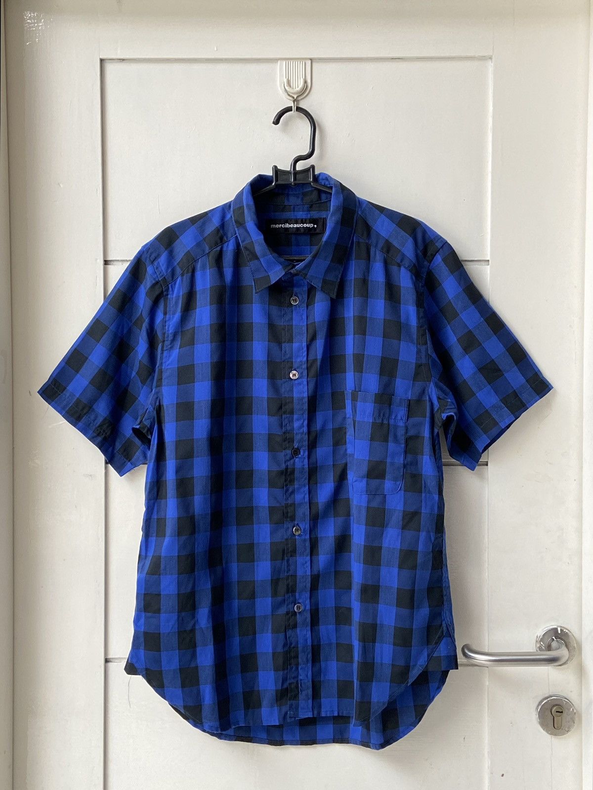 Issey Miyake × Japanese Brand × mercibeaucoup MERCIBEAUCOUP Plaid Shirt Size US S / EU 44-46 / 1 - 10 Thumbnail