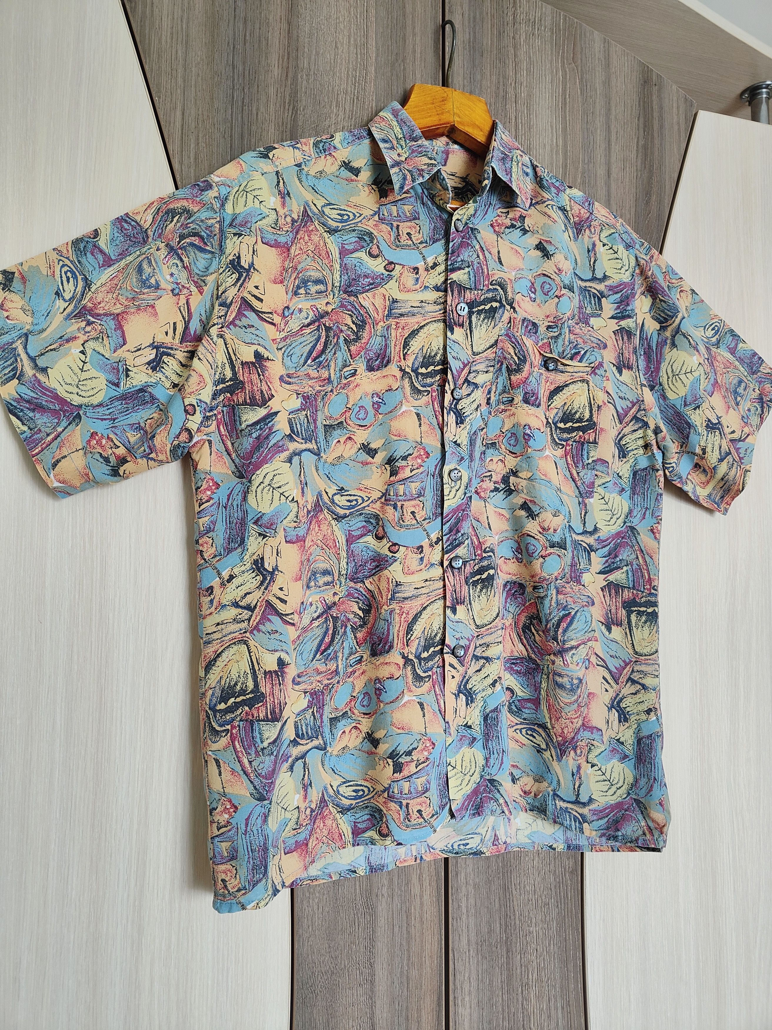 Paloma Picasso Multicolored men's shirt XL style picasso art Size US XL / EU 56 / 4 - 5 Thumbnail