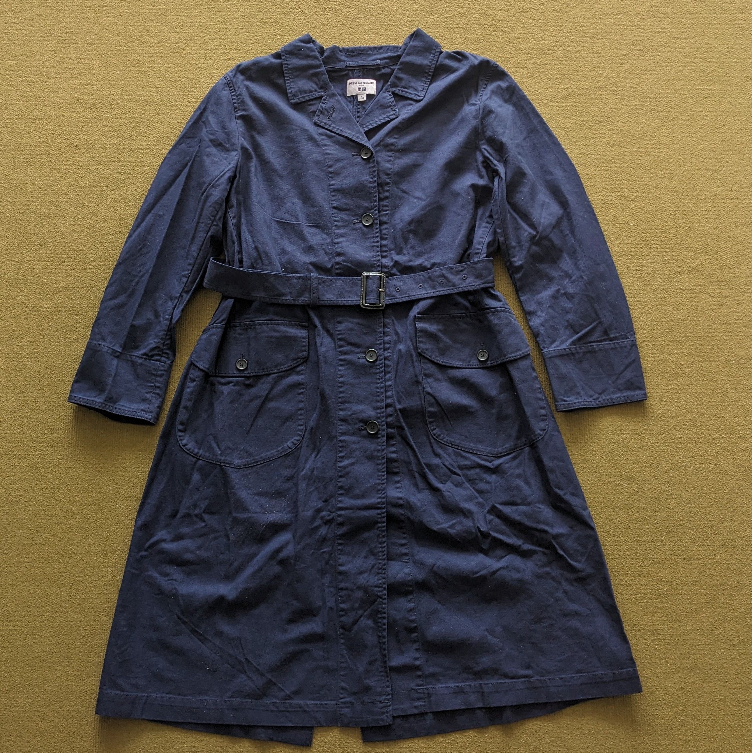 Other Vintage INES DE LA FRESSANGE Uniqlo Trench Coat Size US L / EU 52-54 / 3 - 1 Thumbnail