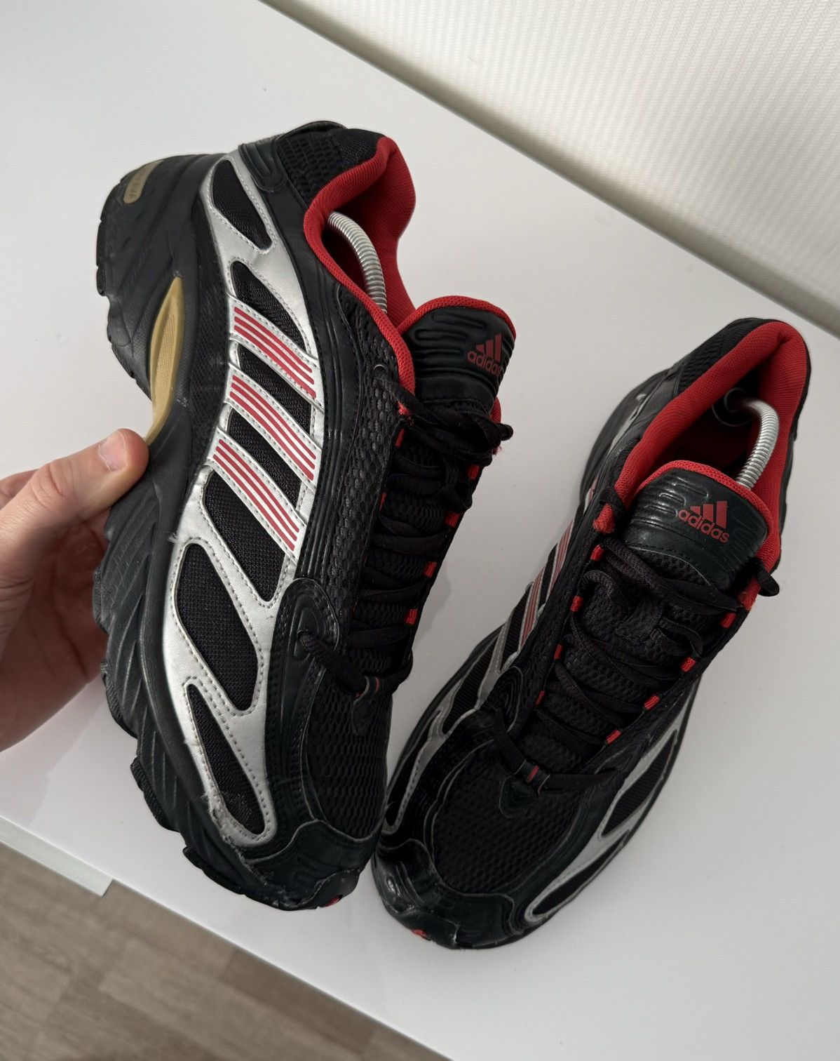 Adidas Vintage Y2K Adidas Bounce Avant Garde Rare Hype Sneakers Size US 9.5 / EU 42-43 - 13 Thumbnail
