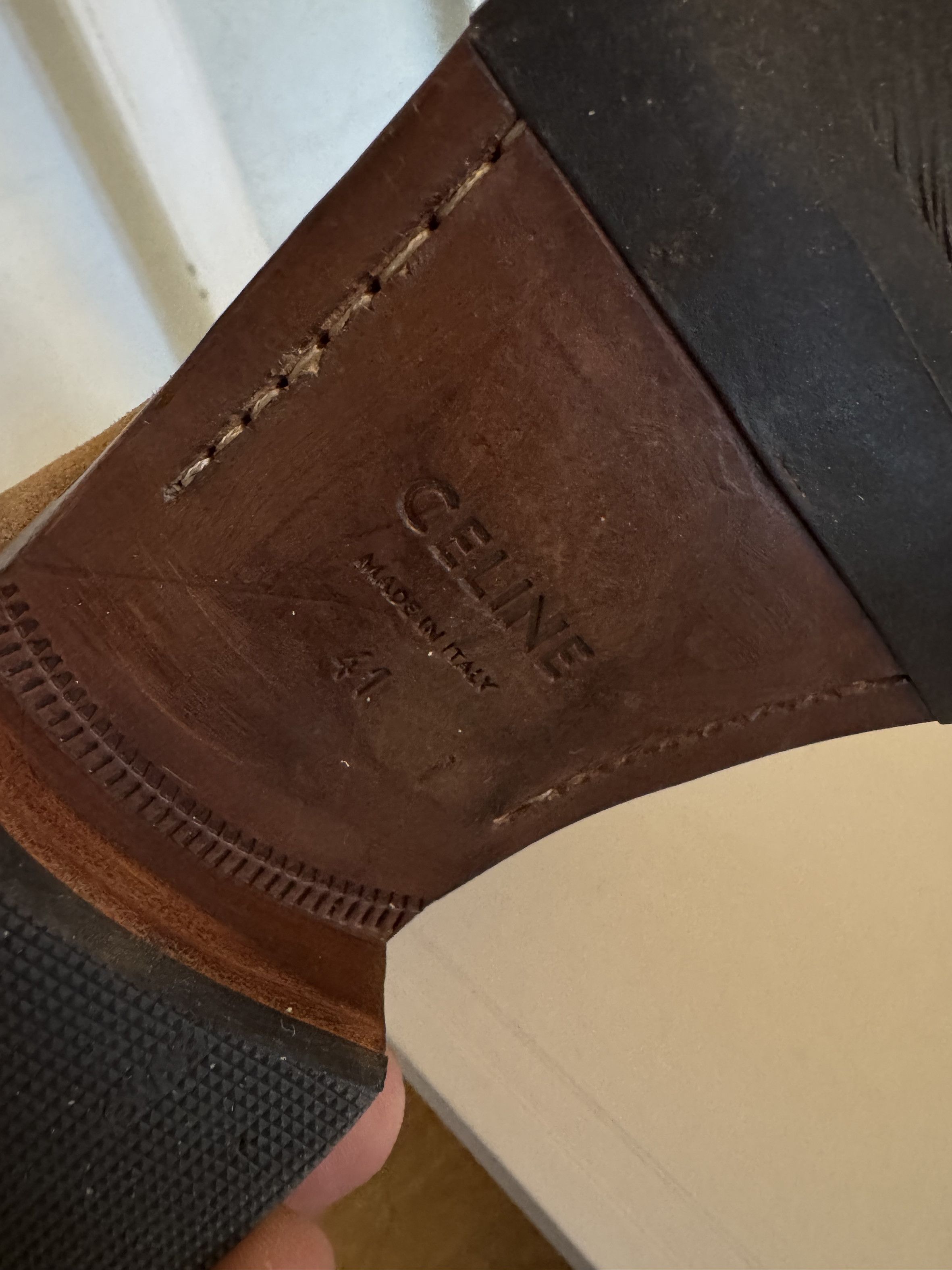 Celine FW20 Camargue Western Chelsea Boots SIZE 41 Size US 8 / EU 41 - 6 Thumbnail