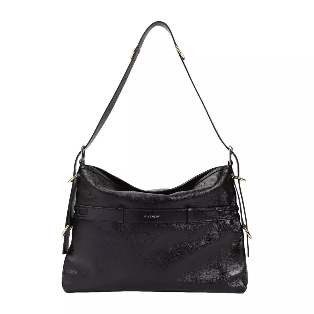 Givenchy GIVENCHY Voyou Black Leather Shoulder Bag New And Authentic Size ONE SIZE - 2 Thumbnail
