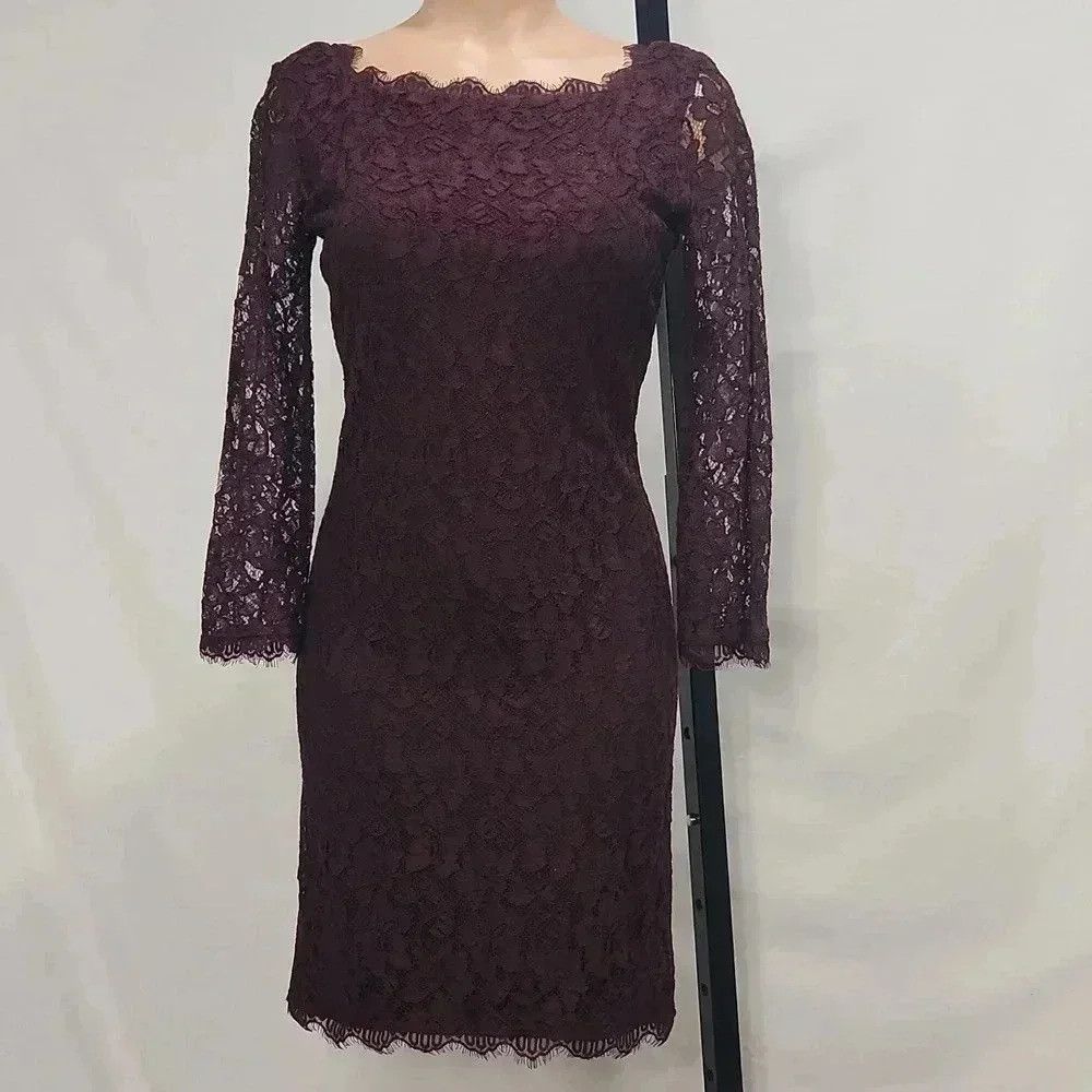 Diane von Furstenberg Diane von Furstenberg DVF Zarita Lace Full Zip Dress Size S / US 4 / IT 40 - 1 Thumbnail
