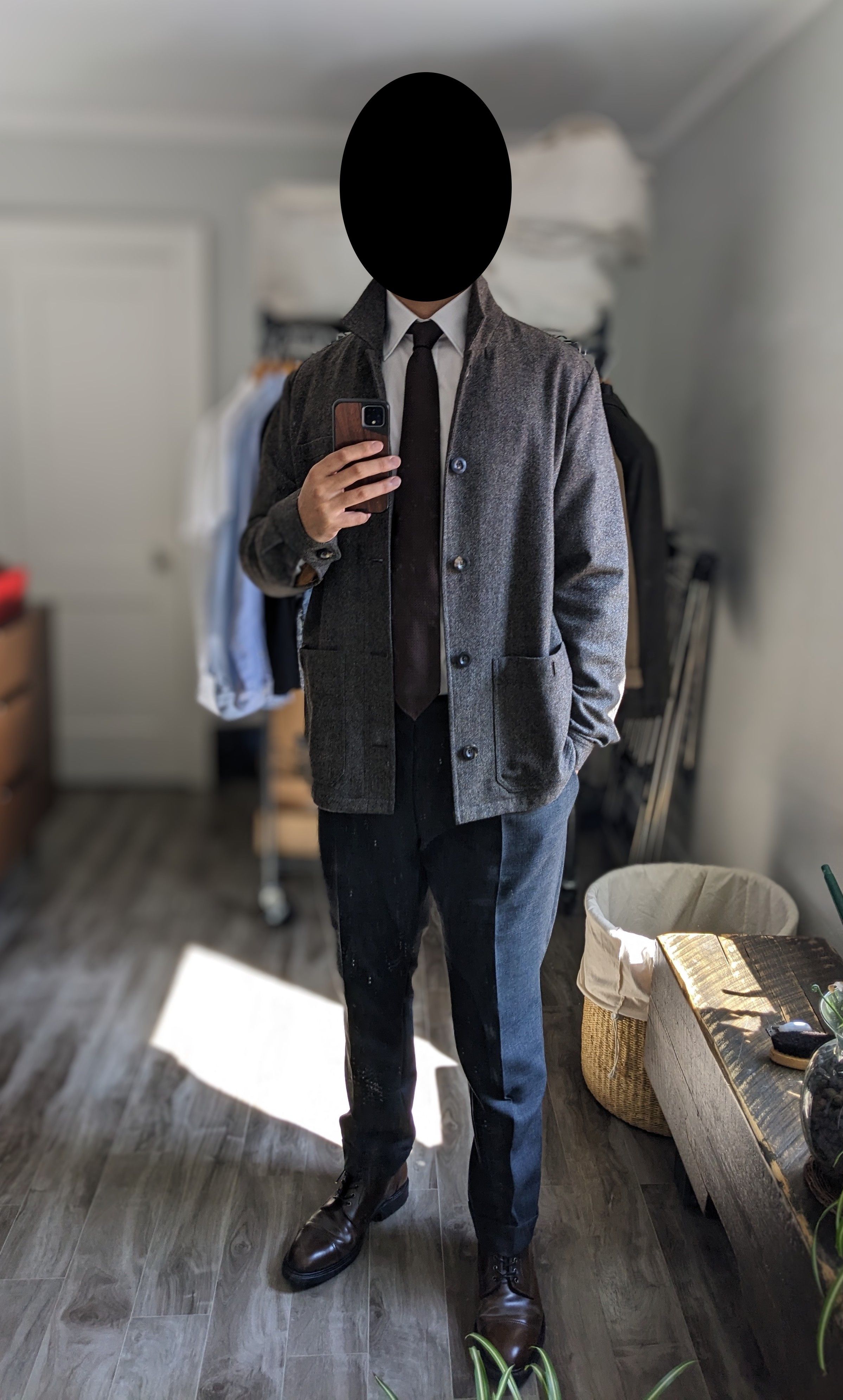 Private White V.C. Wool Mayfair Shacket Grailed