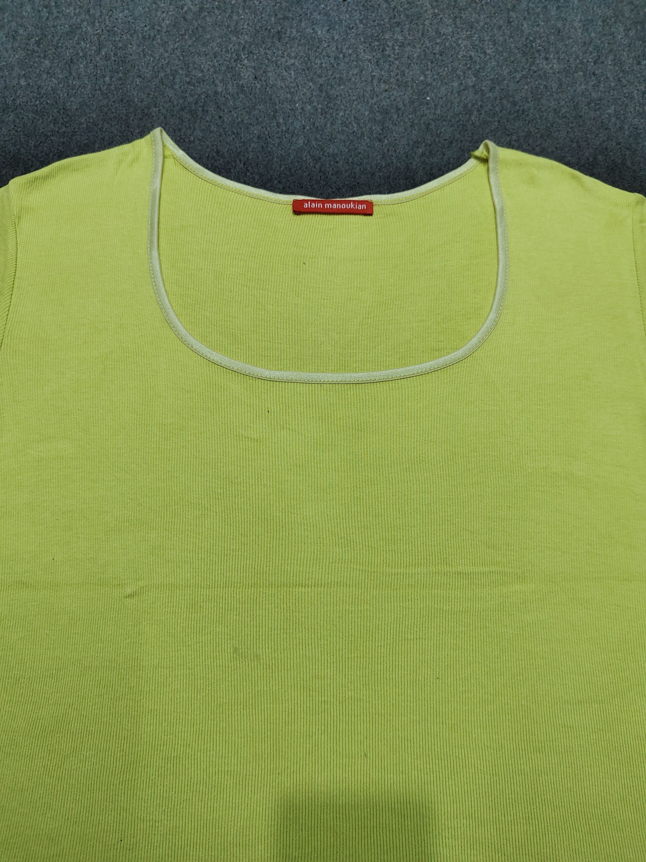 Vintage Vtg Alan Manokian💥Blend Viscose Material Tshirt Size L / US 10 / IT 46 - 2 Thumbnail