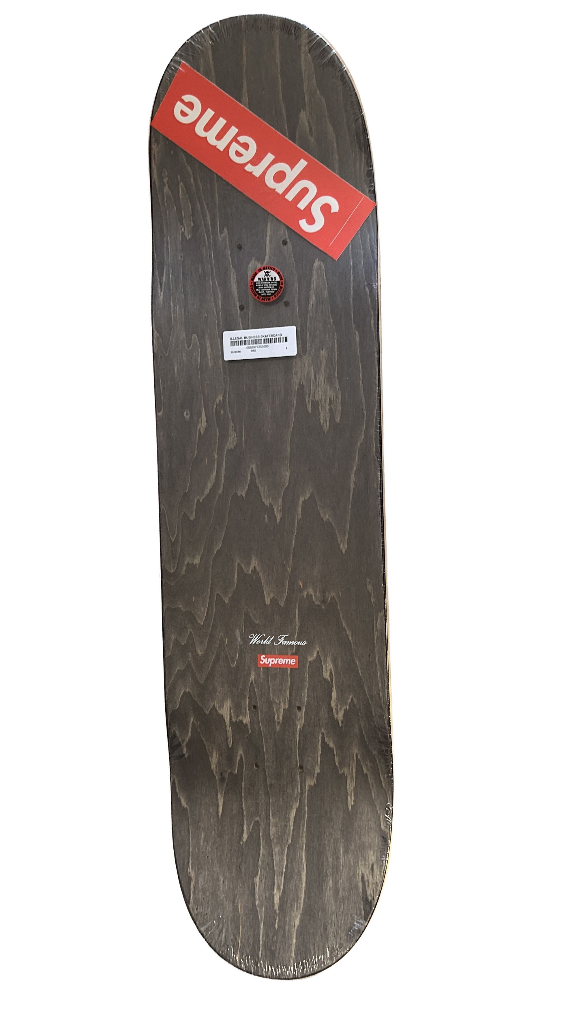 Supreme Illegal Business Skateboard Deck SS18 Box Logo red Size ONE SIZE - 2 Thumbnail