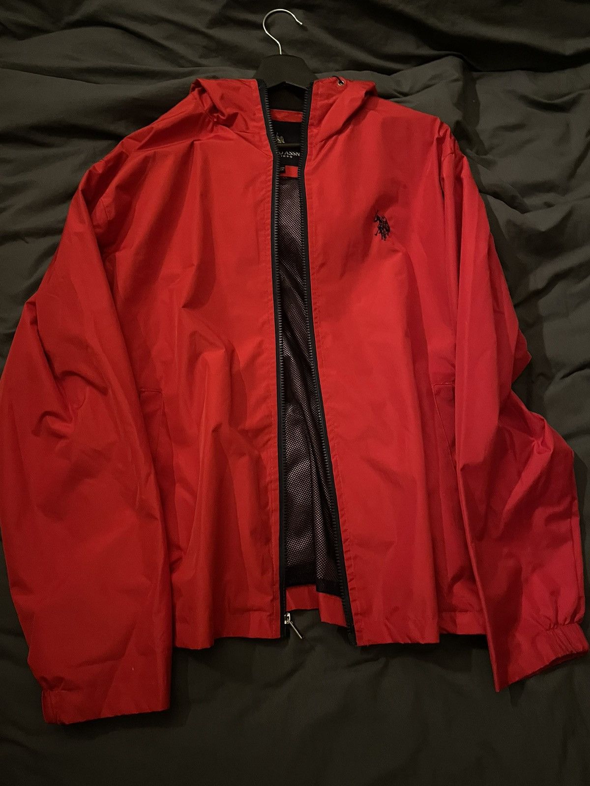 U.S. Polo Assn. Red Polo Windbreaker Size US L / EU 52-54 / 3 - 1 Thumbnail